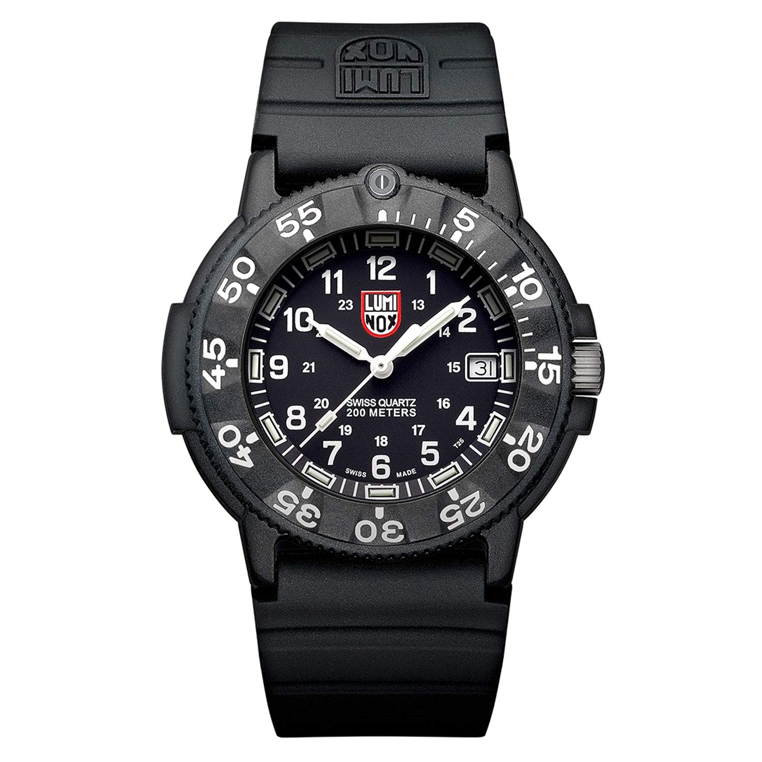 Luminox Original Navy Seal Men's Military Dive Watch - Swiss Made - 200m Water Resistant - Date Function - Durable Tactical Watch for Navy SEALs, Scuba Diving & Outdoor Adventures