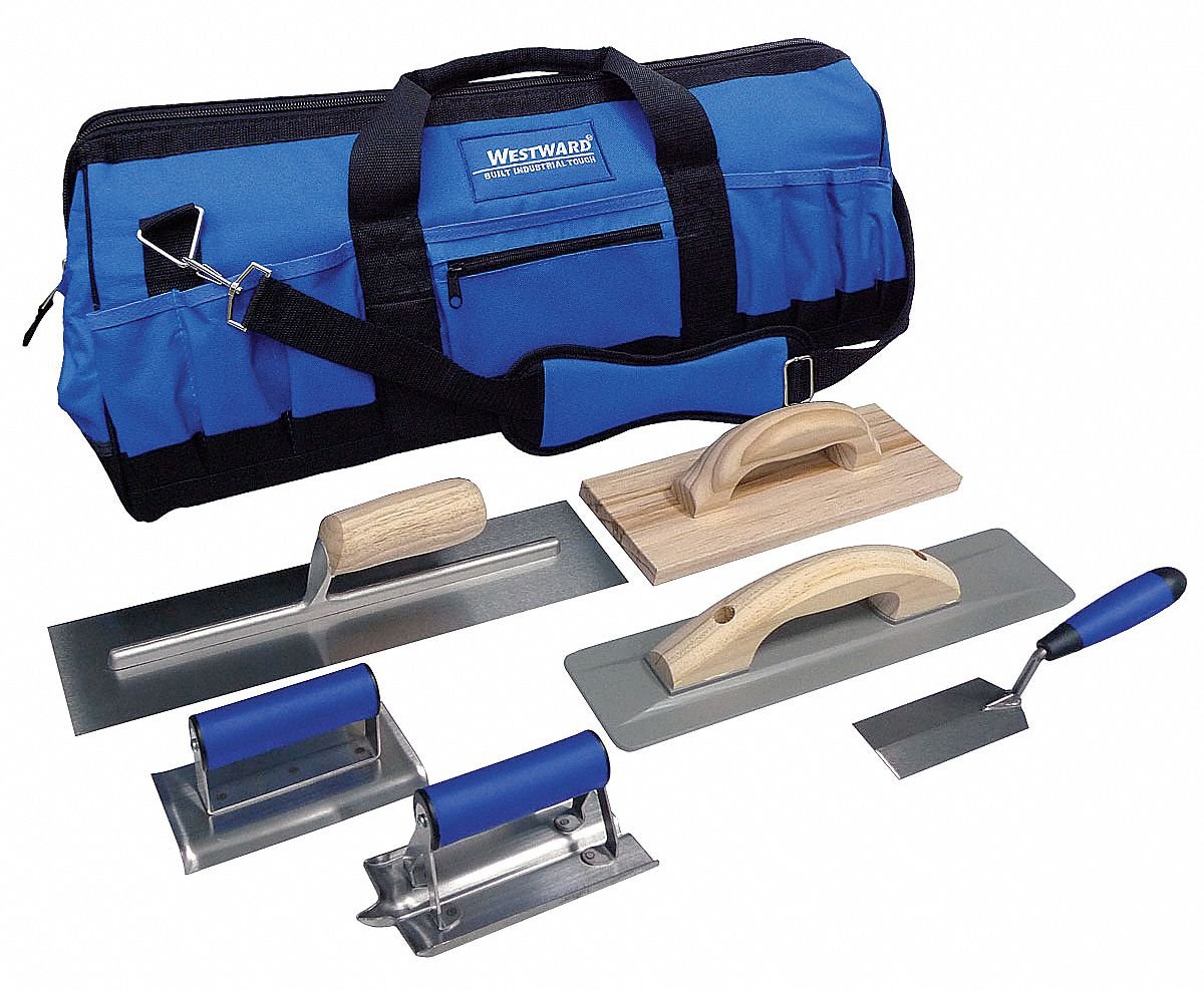 7-Piece Concrete Apprentice Tool Kit - Professional Masonry Tools for DIY & Construction Projects - Perfect for Concrete Work, Bricklaying, and Home Renovations