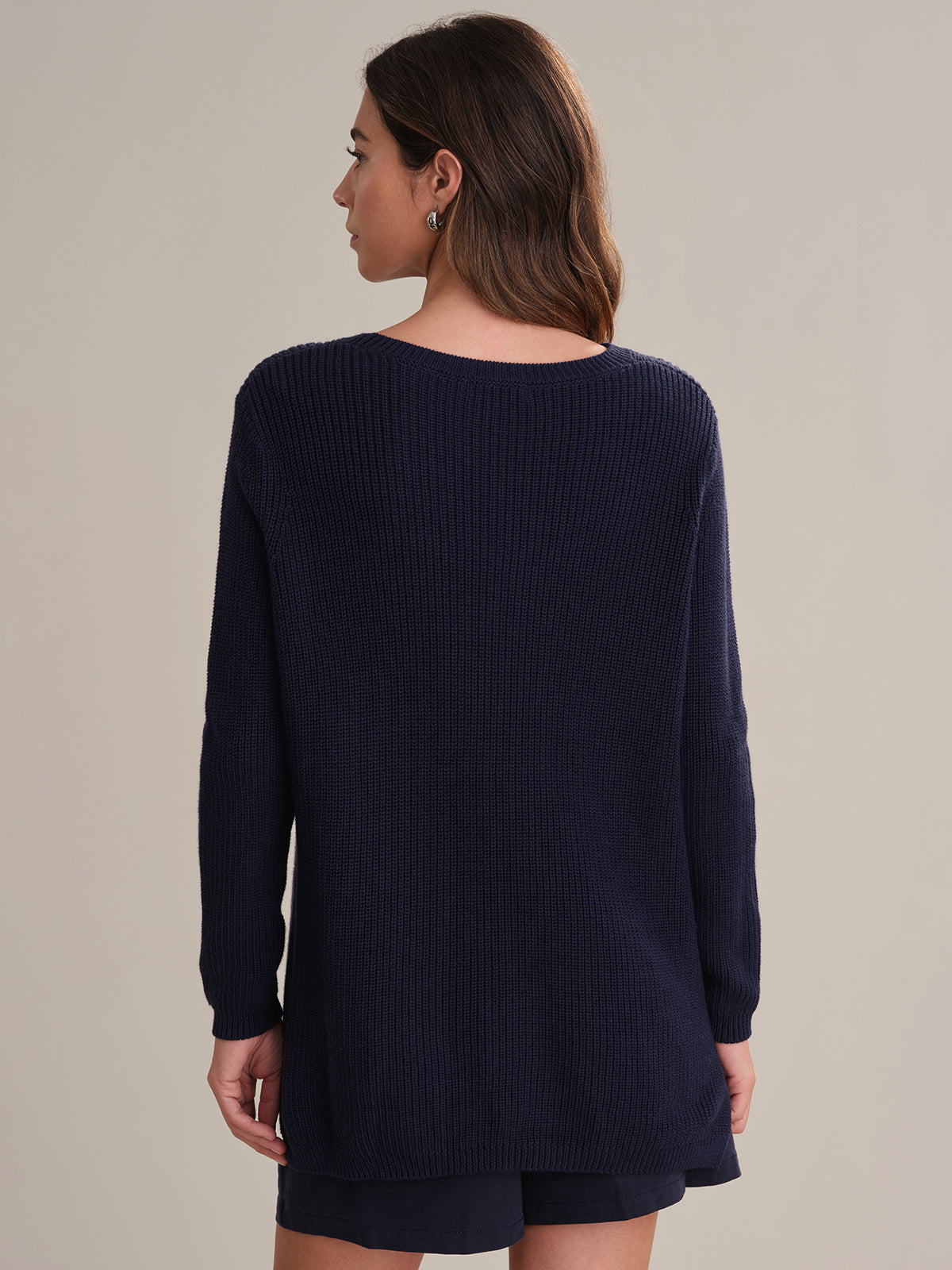 Emma Women's Crewneck Shaker Stitch Cotton Sweater - Soft Casual Pullover for Fall & Winter, Perfect for Office, Dating and Weekend Outings