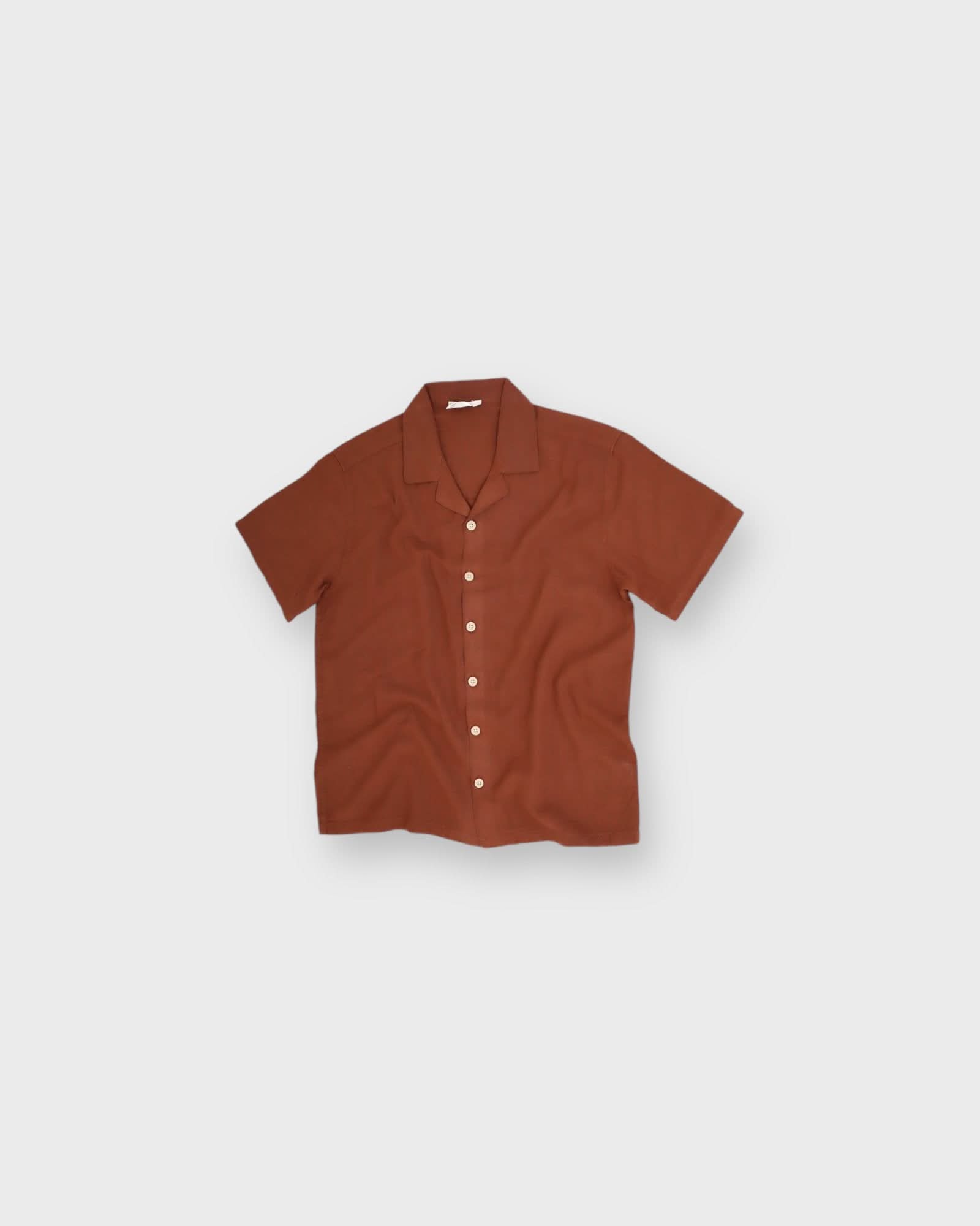 Kids' Short Sleeve Mandarin Collar Shirt - Stylish & Comfortable Casual Wear for Boys & Girls - Perfect for School, Parties & Family Outings