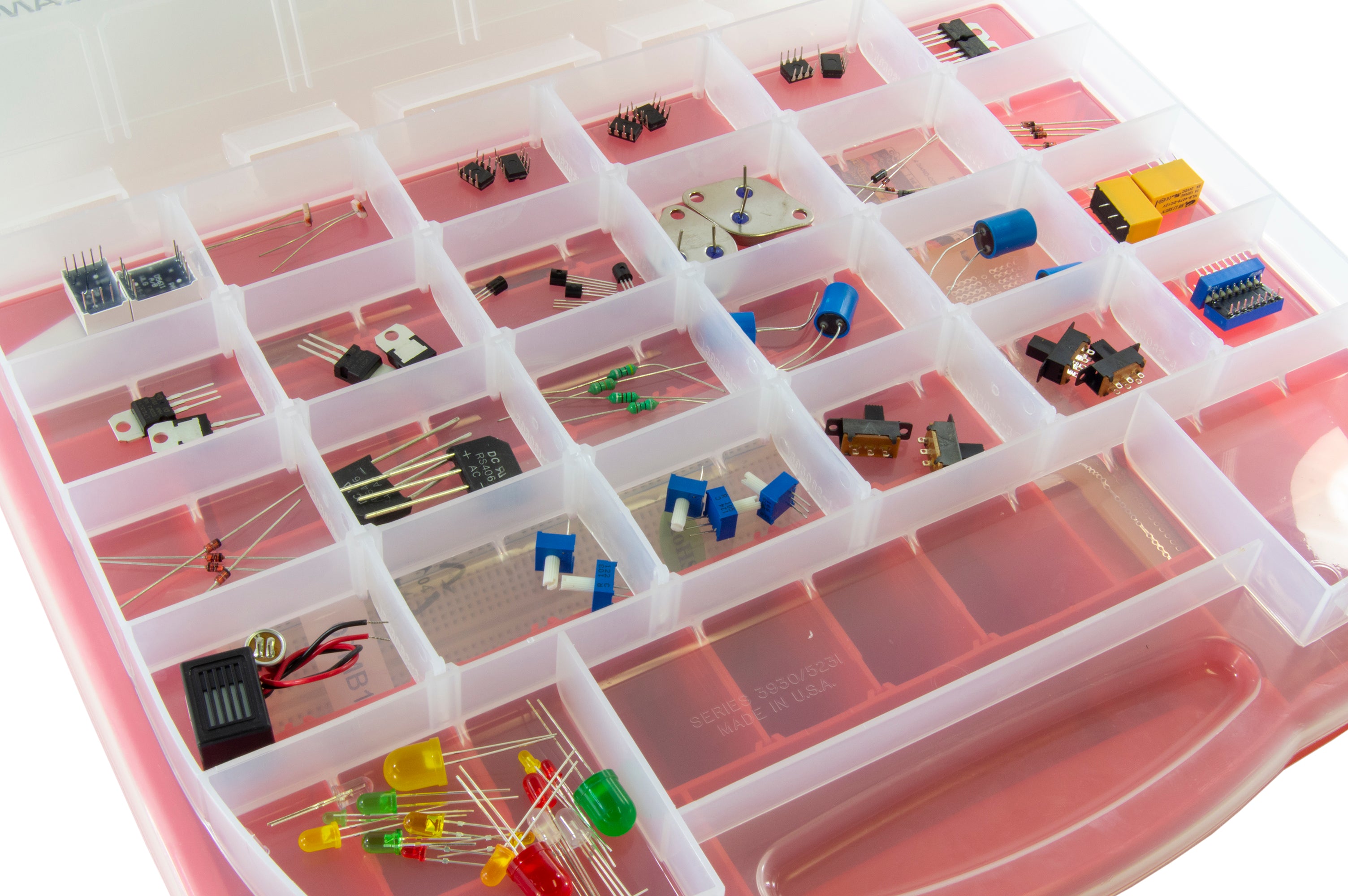 Electronics Components Hobby Pack V2 - Essential DIY Parts Kit for Arduino, Raspberry Pi & STEM Projects - Perfect for Makers, Engineers & Students