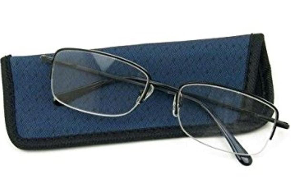 Foster Grant Eyesential Men's Dan Reading Glasses +2.50 Strength - Lightweight Comfortable Eyewear for Reading, Working & Computer Use