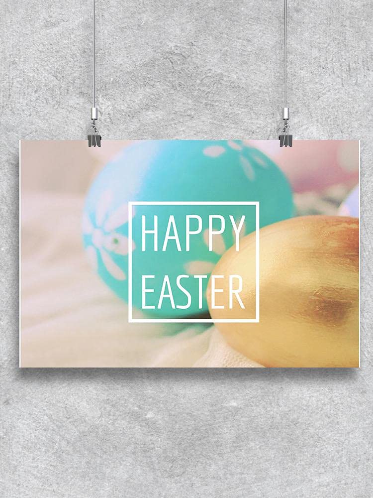 Pastel and Colorful Easter Eggs Decorations - Spring Holiday Wall Art for Home, Classroom & Party Decor - Perfect for Easter Celebrations, Baby Showers & Spring Festivals