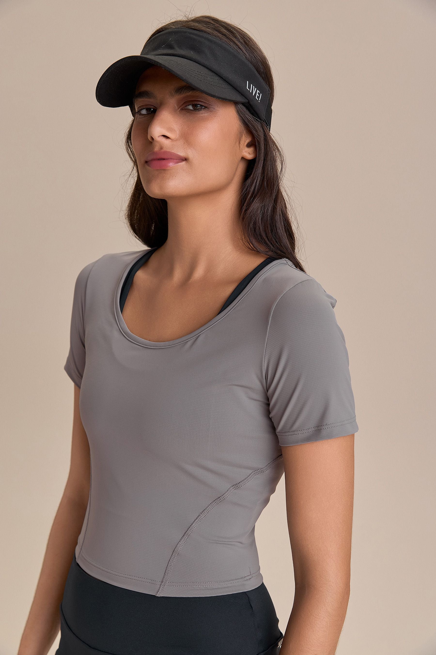 Harmony Cropped Tops for Women - Trendy Short Sleeve Summer Blouse for Casual Outfits & Beach Wear | Perfect for Vacation, Date Night & Outdoor Activities