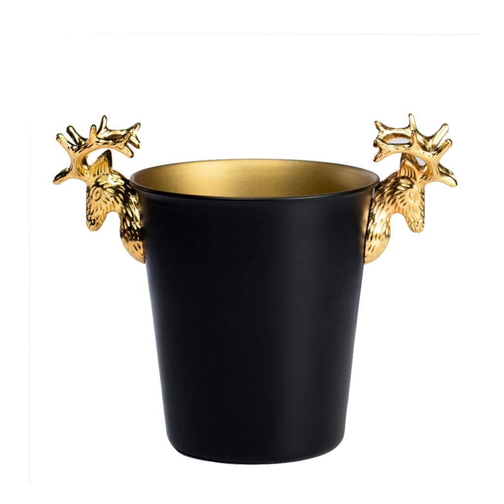 Yamia Stainless Steel Ice Bucket for Beer, Champagne & Wine - Durable Antler Design Cooler for Parties, Picnics & Outdoor Gatherings - Perfect for Chilling Drinks at BBQs, Weddings & Home Entertaining