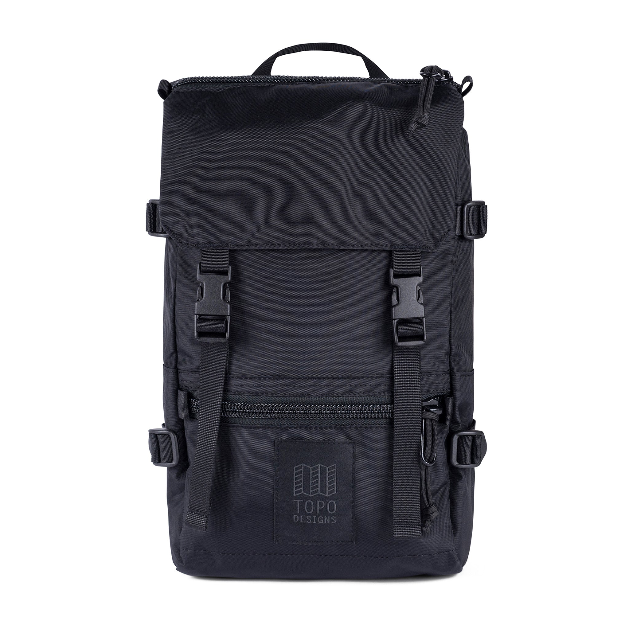 Topo Designs Rover Pack Mini Backpack - Lightweight & Durable Daypack for Hiking, Travel & Commuting - Black