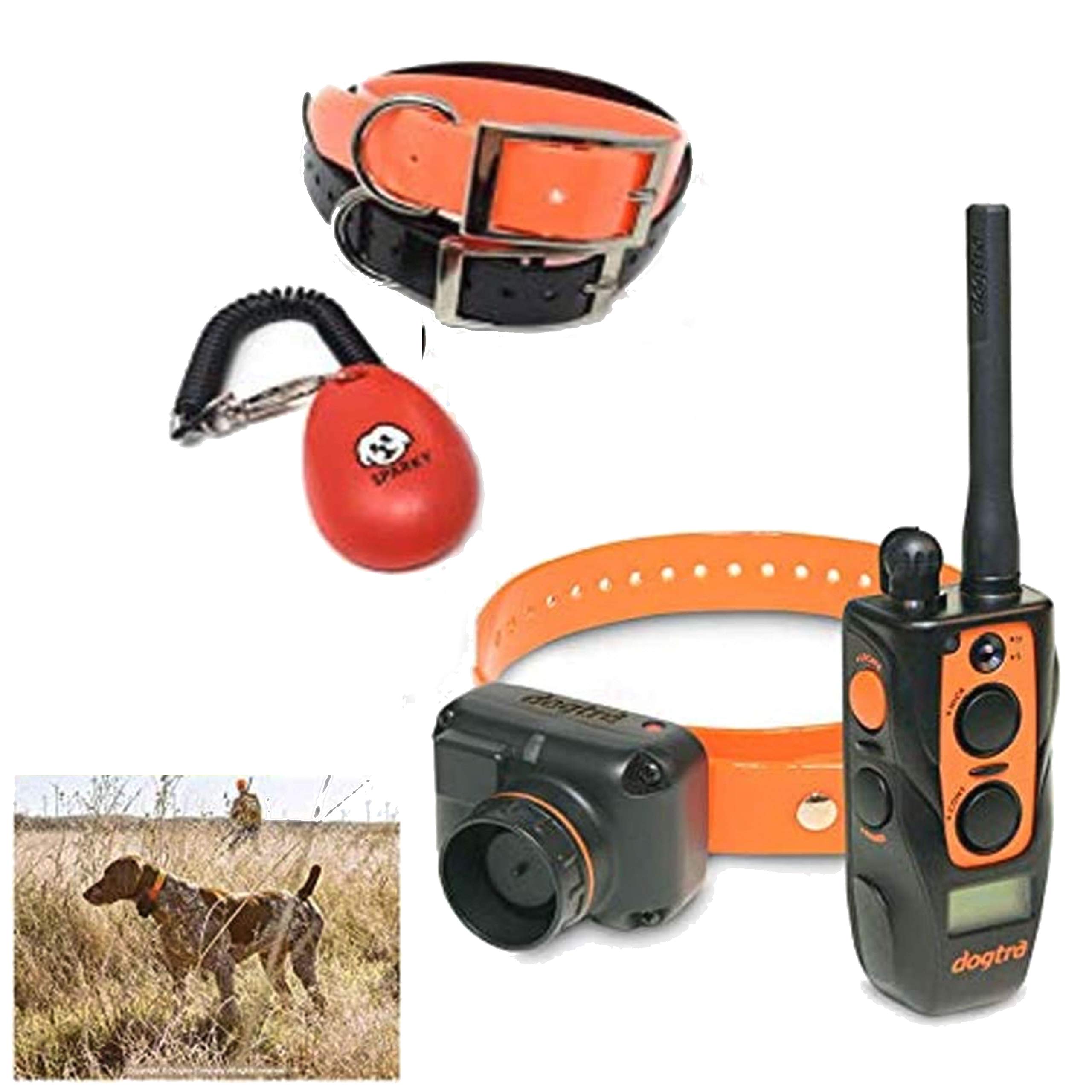 Dogtra 2700 T&B Remote Dog Training Collar with Beeper - 1 Mile Range, Waterproof, Rechargeable, Shock & Vibration - Includes 2 Free Replacement Straps & SPC Clicker System - Perfect for Hunting, Obedience & Field Training