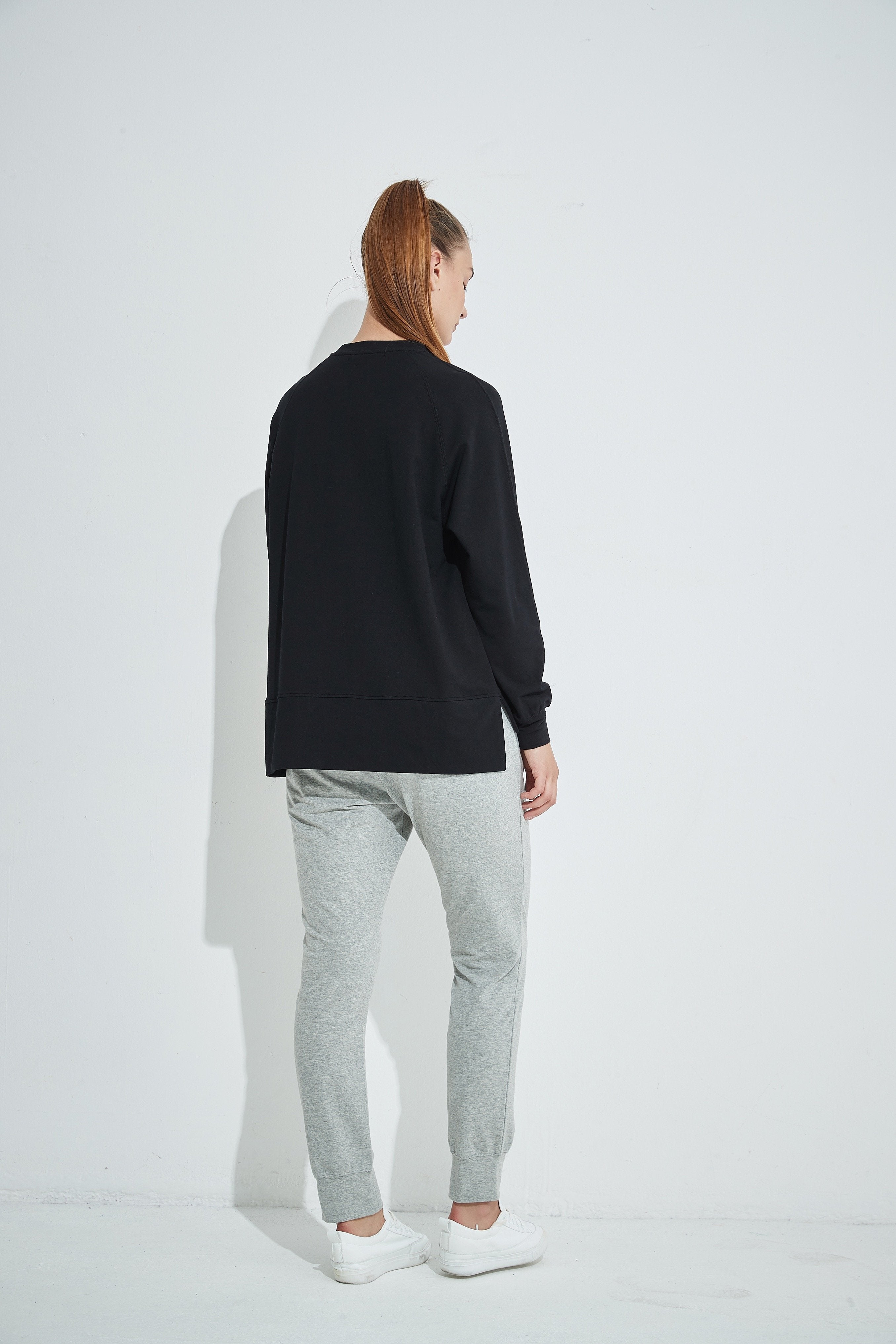 Premium Black Embossed Sweatshirt for Men & Women - Cozy & Stylish for Casual Wear, Gym, and Outdoor Activities