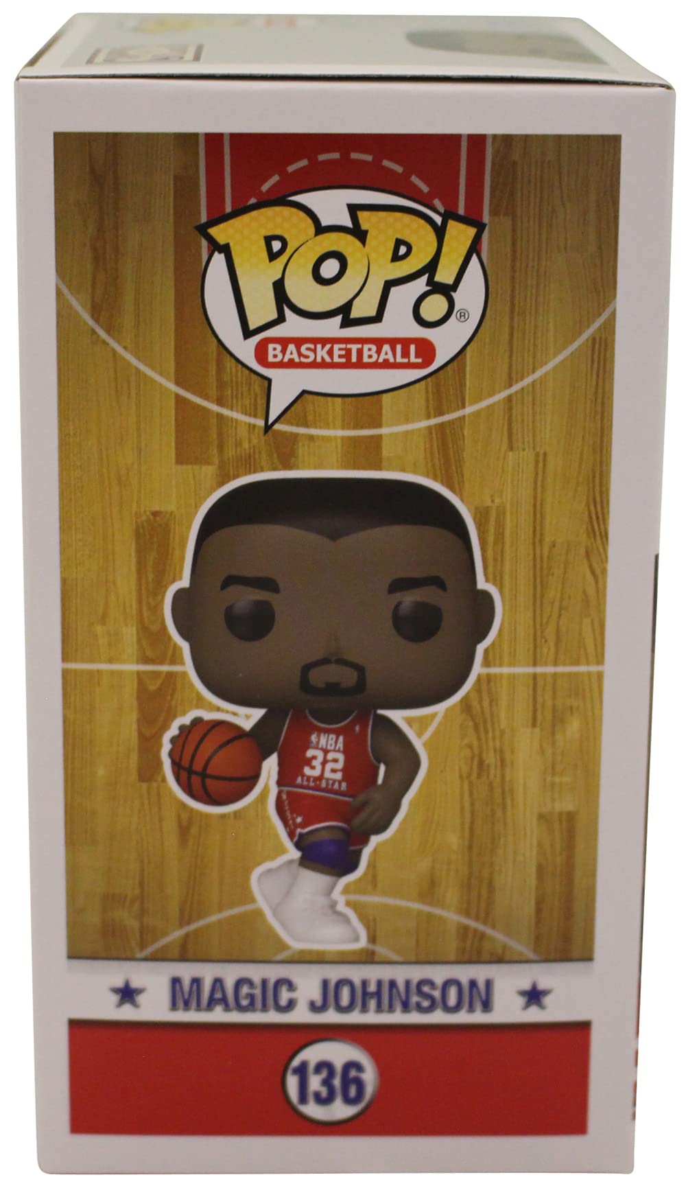 Magic Johnson Signed NBA All Stars Funko Pop #136 - Target Exclusive Limited Edition Collectible with Beckett COA - Perfect for Basketball Fans, Sports Memorabilia Collectors & Gift for NBA Enthusiasts