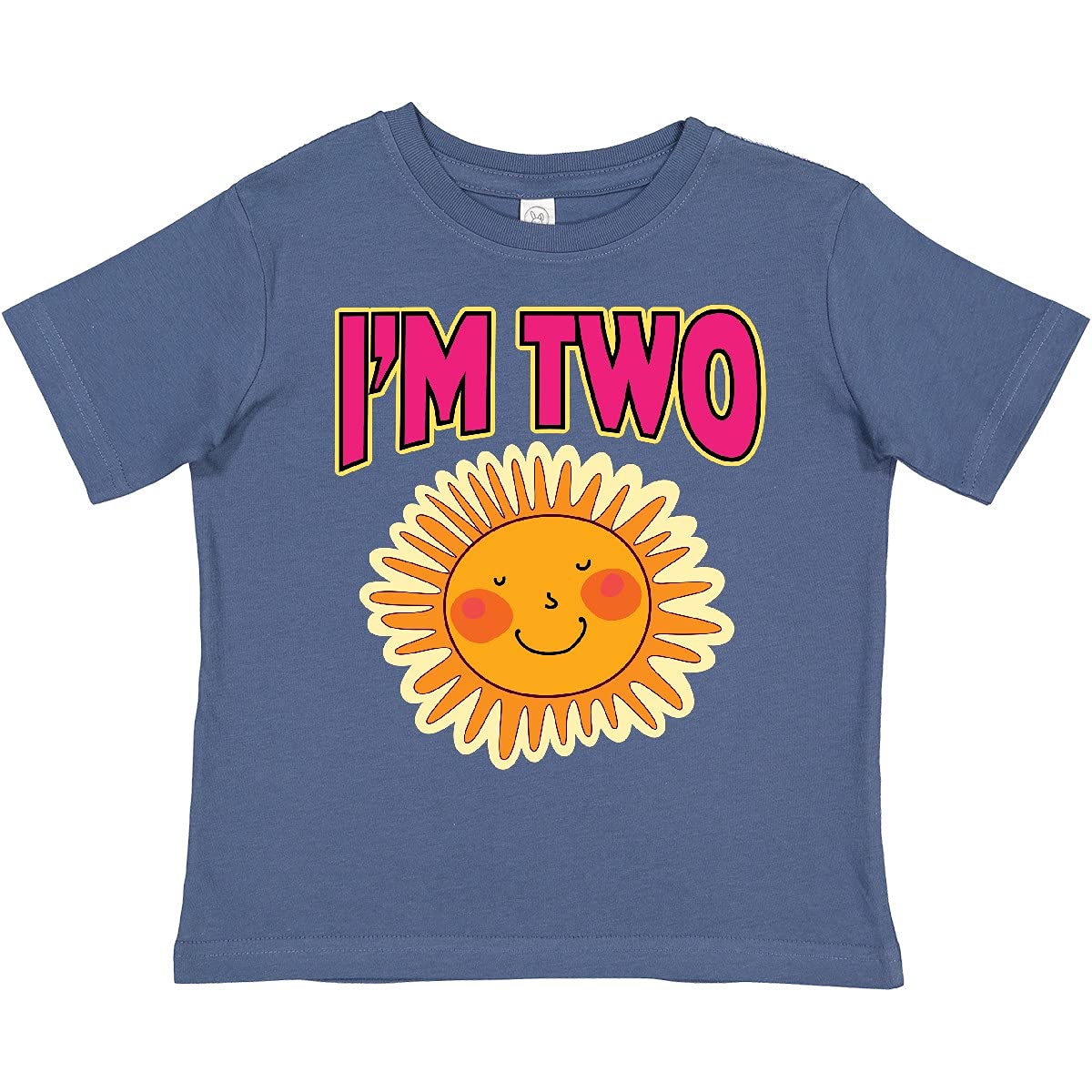 Inktastic 2nd Birthday Sunshine Toddler T-Shirt - Cute 2 Year Old Boy Girl Birthday Outfit for Party & Celebration