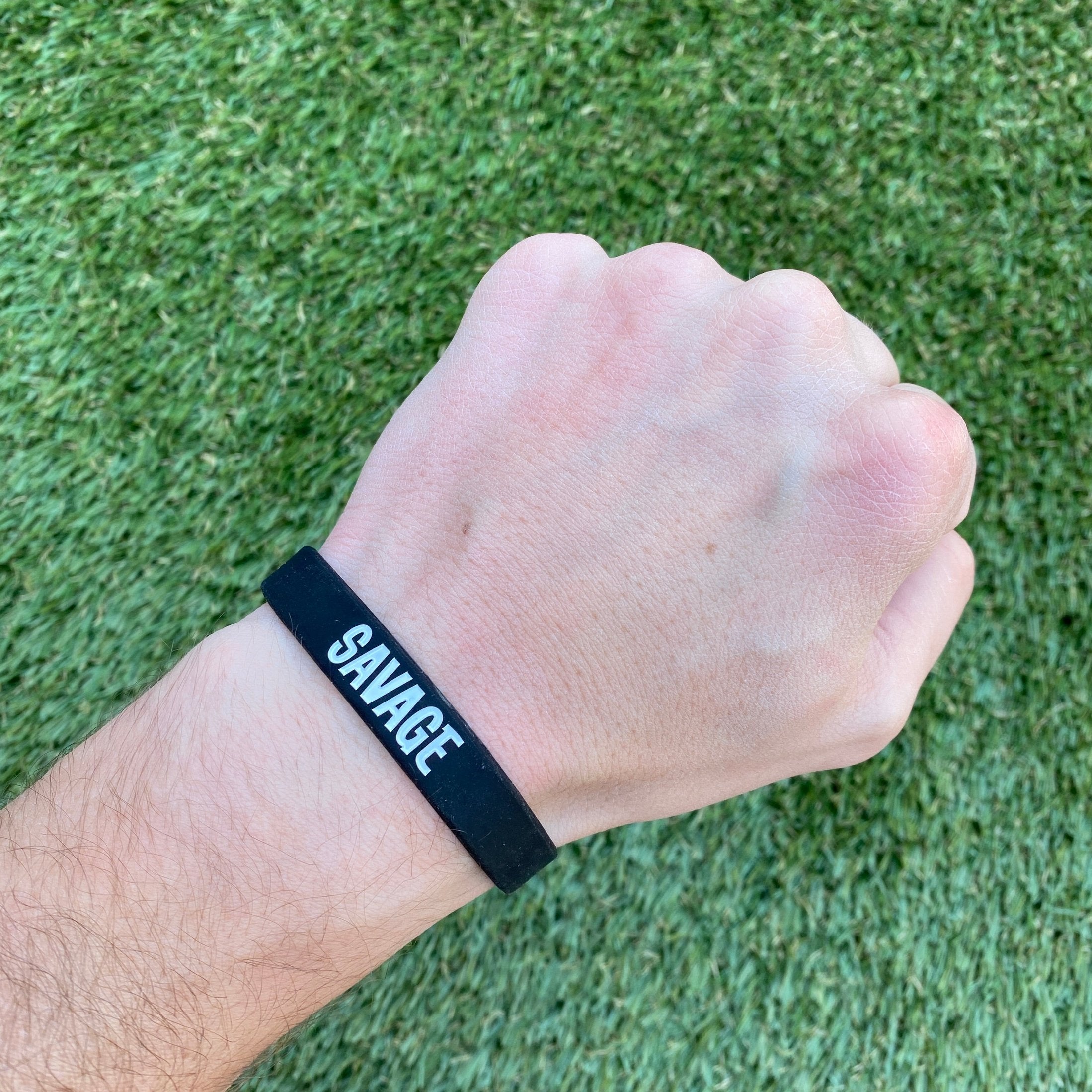 SAVAGE Adjustable Wristbands for Men & Women - Durable Sports Sweatbands for Gym, Running, Basketball - Non-Slip Fitness Accessories for Workouts & Outdoor Activities