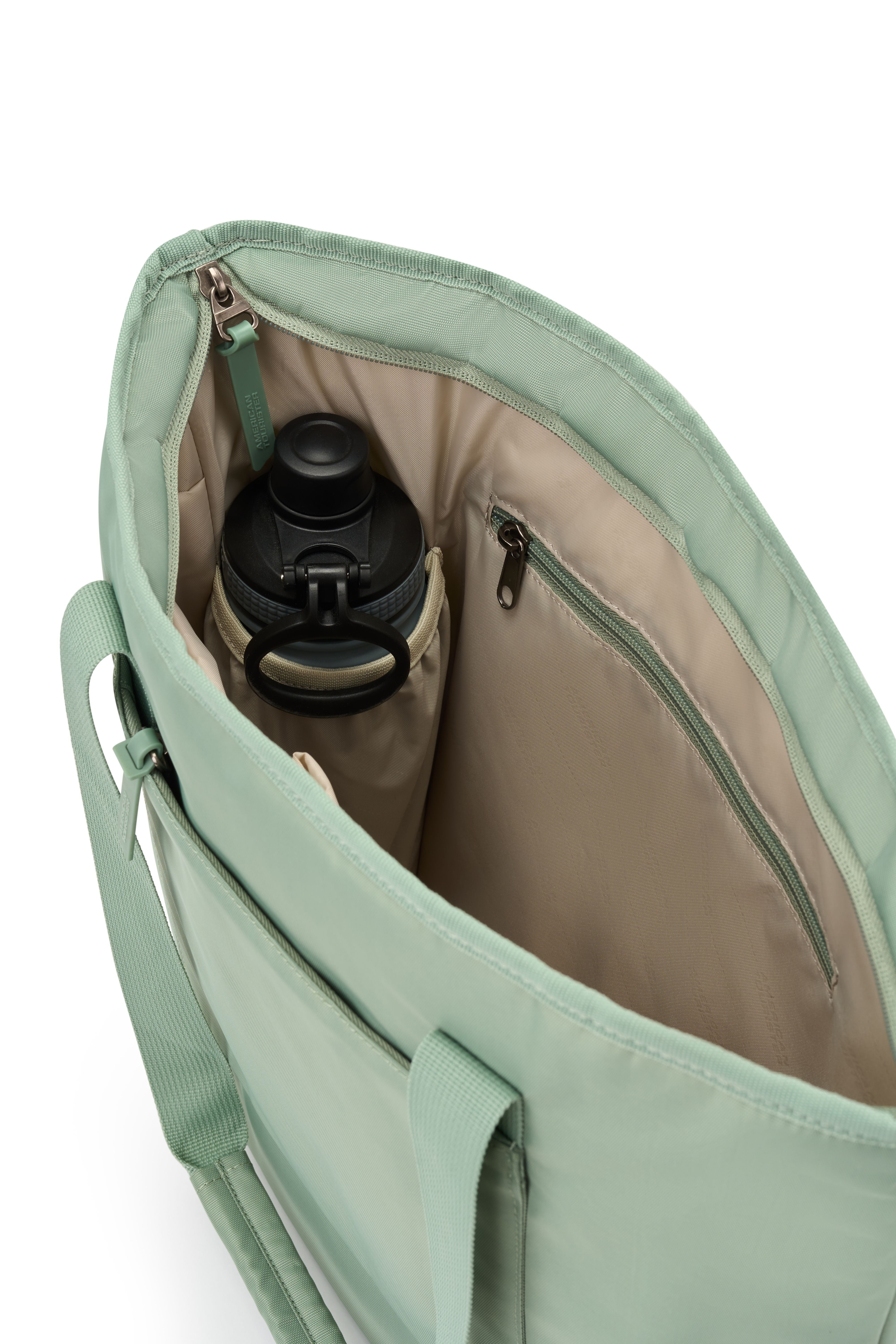 American Tourister Urban Groove Tote Bag - Stylish & Durable Travel Tote in Urbane Green | Perfect for Work, Gym & Weekend Getaways