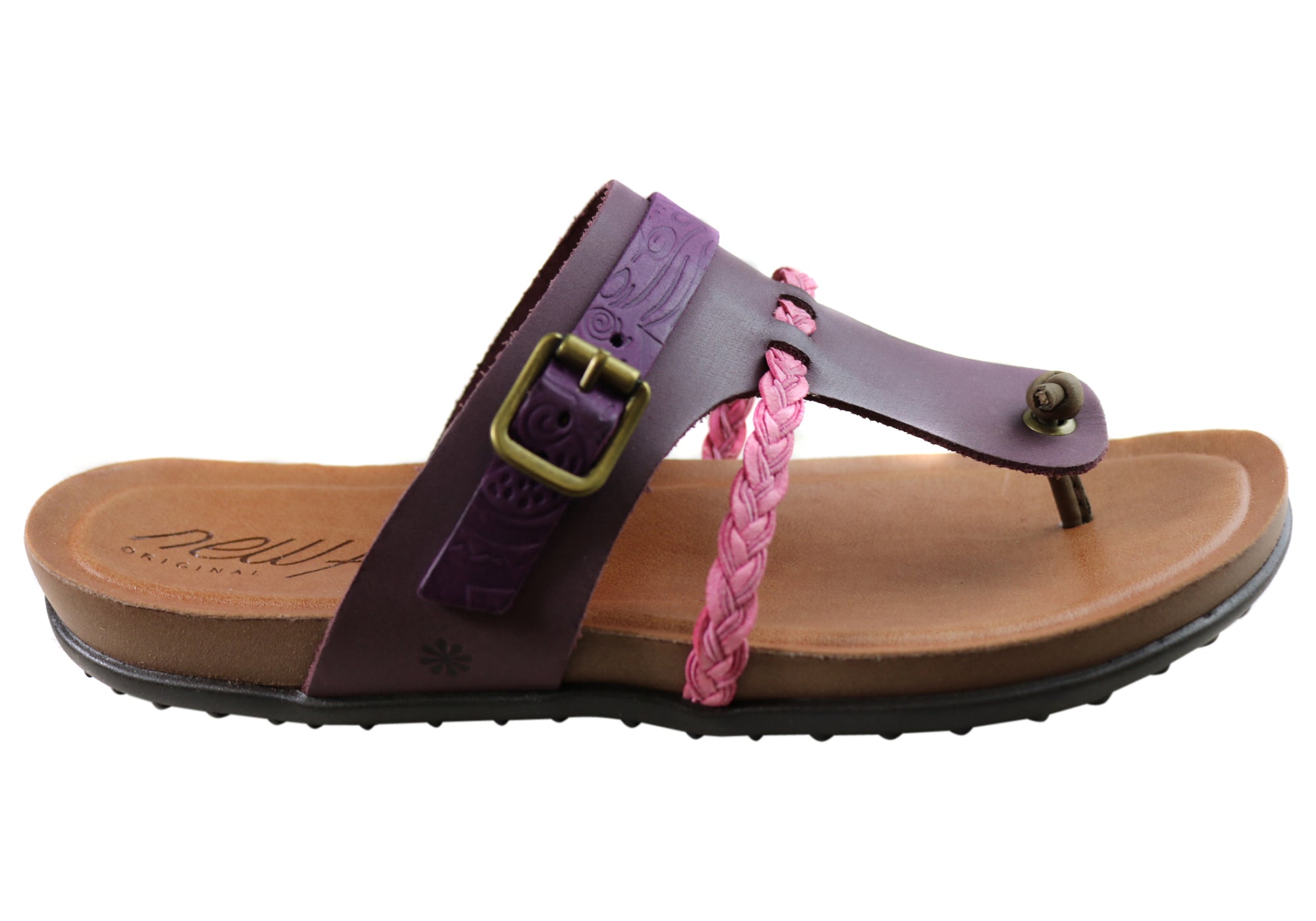 Women's Comfortable Leather Sandals - Handmade in Brazil - Casual Summer Flip Flops for Beach, Travel & Everyday Wear