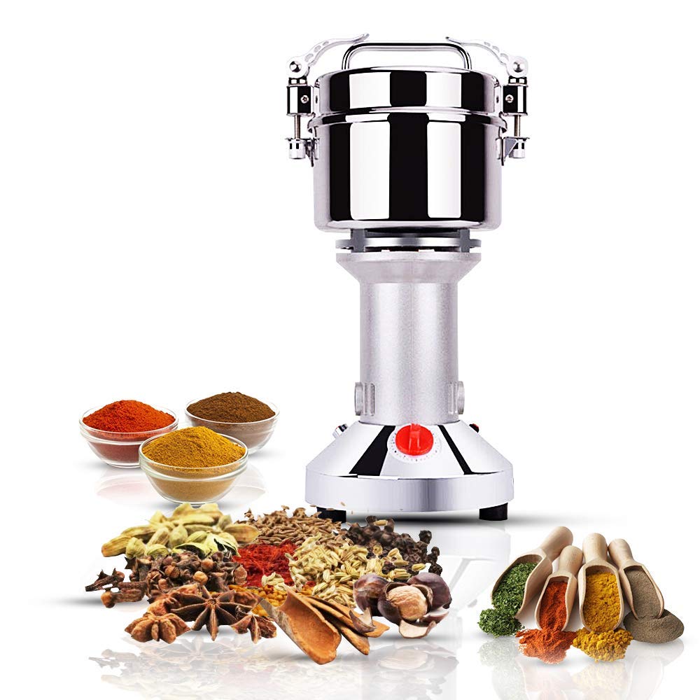 Premium 500g Electric Grain Grinder Mill for Coffee Beans, Spices & Herbs - Superfine Powder Machine, 220V - Perfect for Home Baking, Coffee Shops & Commercial Kitchens