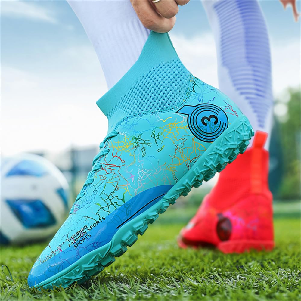 Youth Soccer Shoes for Boys & Girls - Firm Ground & Turf Cleats for Outdoor Play