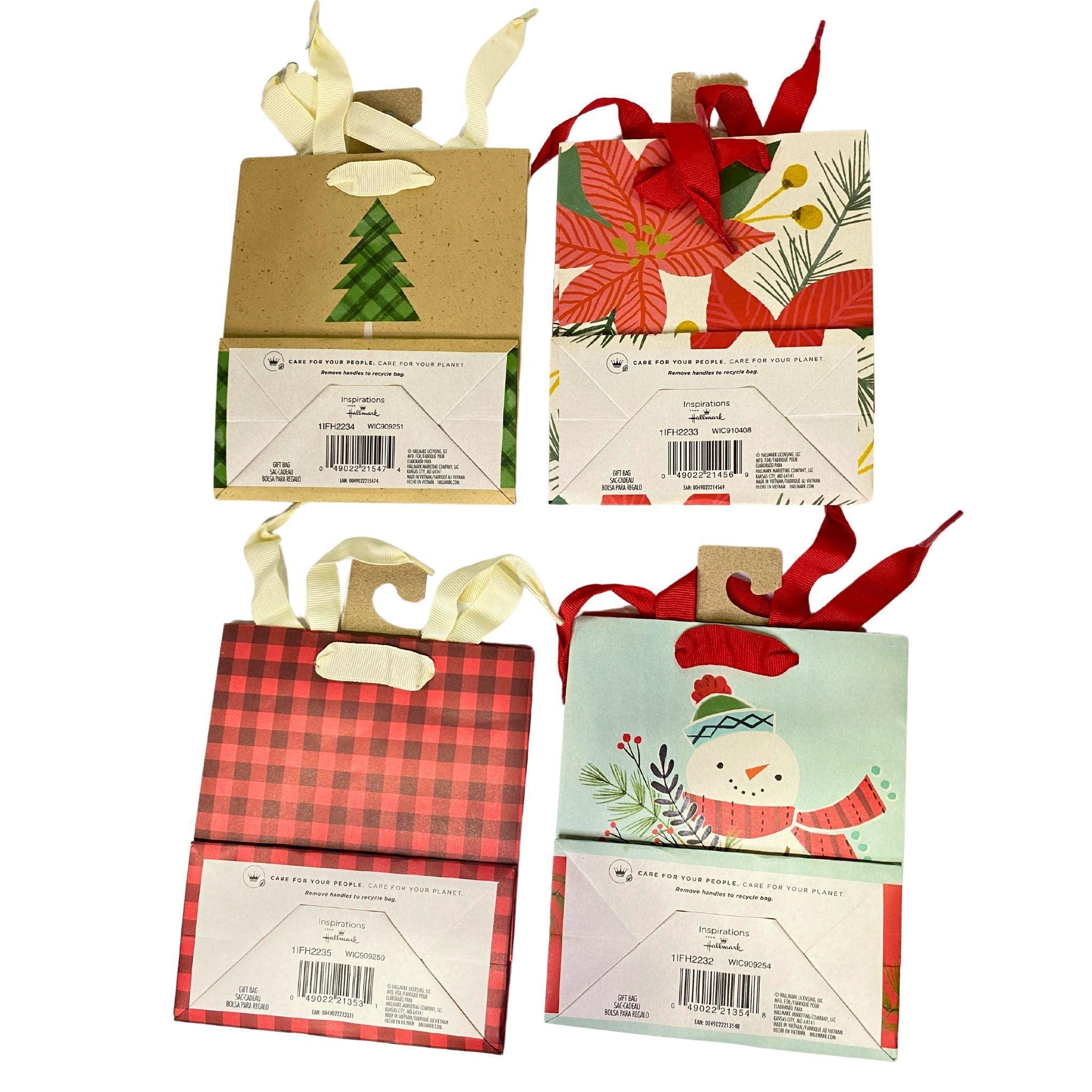 Hallmark Small Cozy Bags - 480 Pcs Bulk Pack for Gift Wrapping, Party Favors & Crafting - Premium Quality AST Standard