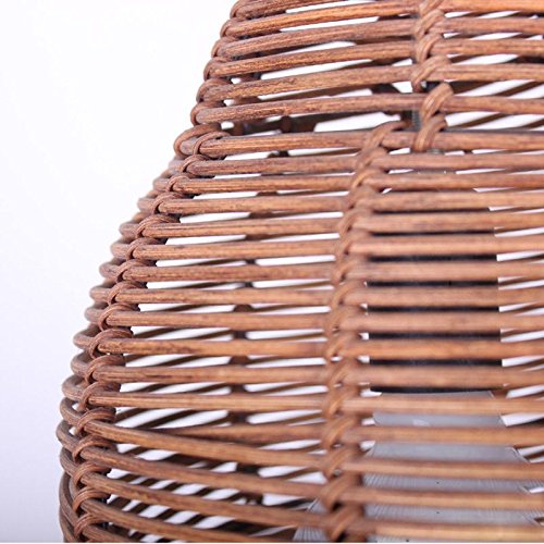 Rattan Snail Ceiling Pendant Light - Modern Farmhouse Dining Room Chandelier, Creative Garden & Study Room Hanging Lamp for Cafe, Restaurant, and Home Decor (Coffee Brown) - Perfect for Boho, Coastal, and Rustic Interior Design Styles