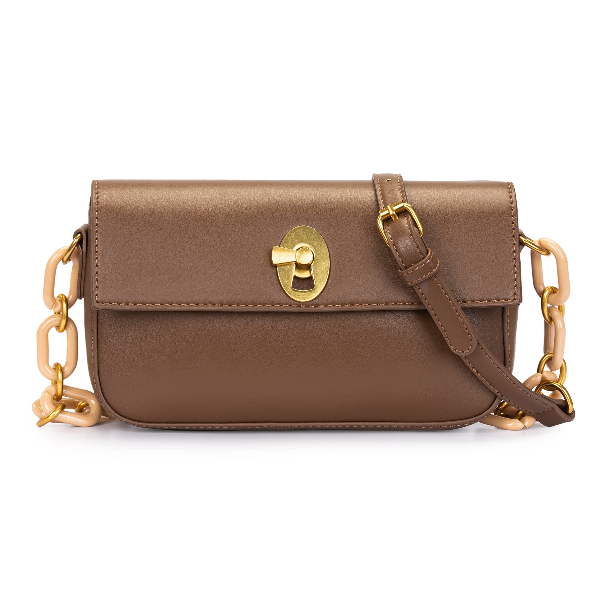 Montana West Genuine Leather Crossbody Purse for Women - Stylish Shoulder Bag & Handbag - Perfect for Work, Travel, and Everyday Use