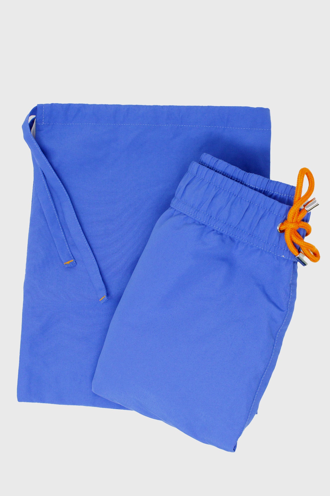 Eco-Friendly Men's Recycled Swim Shorts - Plain Marina Blue | Quick-Dry Comfort for Beach, Pool & Water Sports