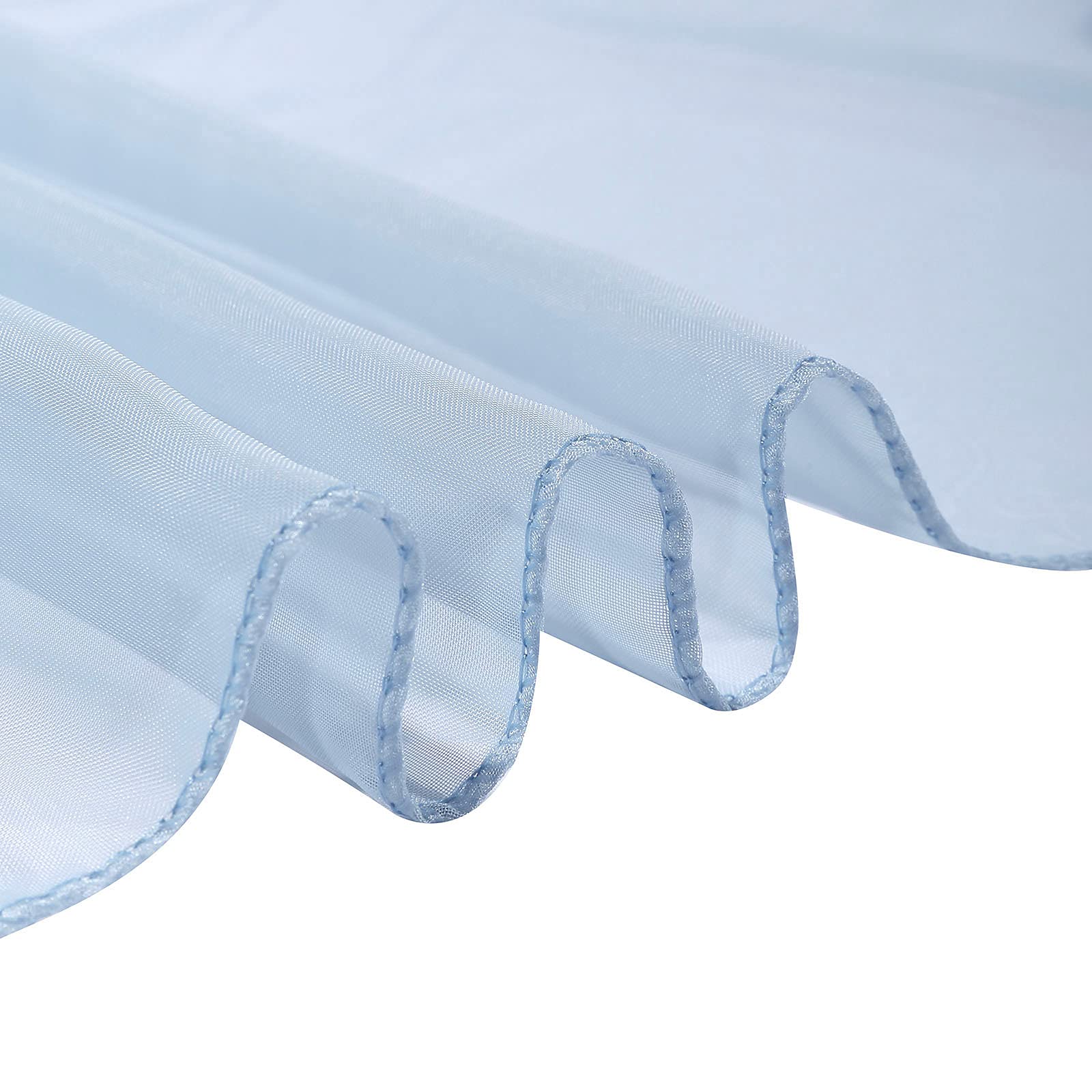 6ft Dusty Blue Chiffon Table Runner - Wedding & Party Decor