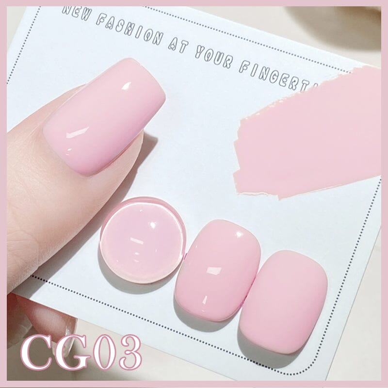 Pink Gel Nail Polish CG003 - 10ml Long Lasting UV LED Soak Off Nail Lacquer for Salon & Home Manicure - Perfect for Nail Art, DIY, and Special Occasions