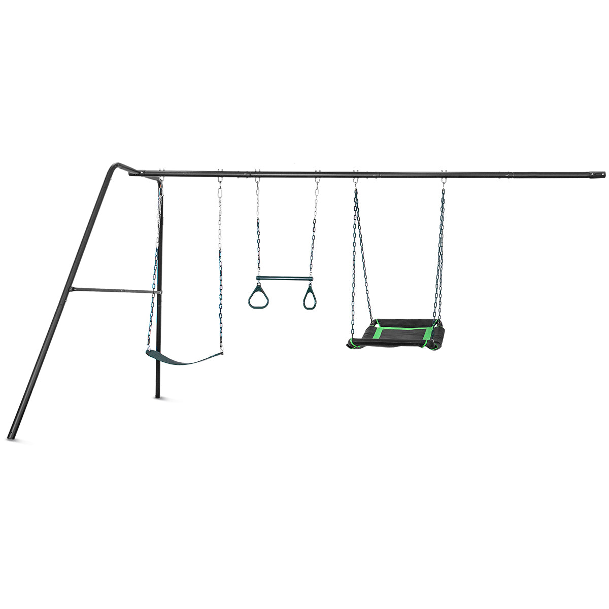 Pallas Swing Set Frame Add-On - Heavy Duty Metal Swing Set Extension for Kids & Backyards | Perfect for Outdoor Playgrounds, Parks, and Home Gardens