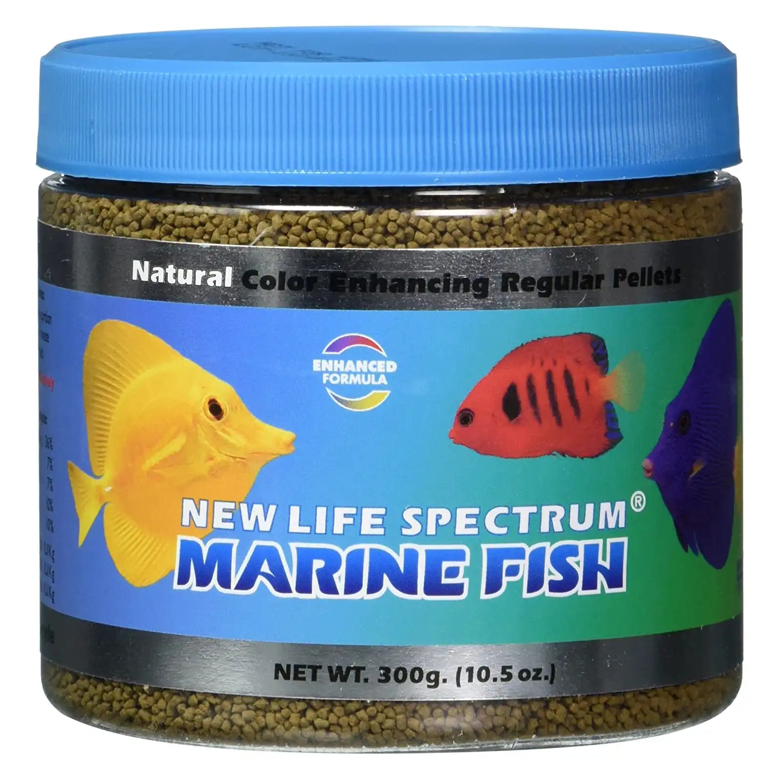 Premium New Life Spectrum Marine Fish Formula 300g - High Protein Saltwater Fish Food for Clownfish, Tangs & Angelfish | Ideal for Reef Tanks & Marine Aquariums
