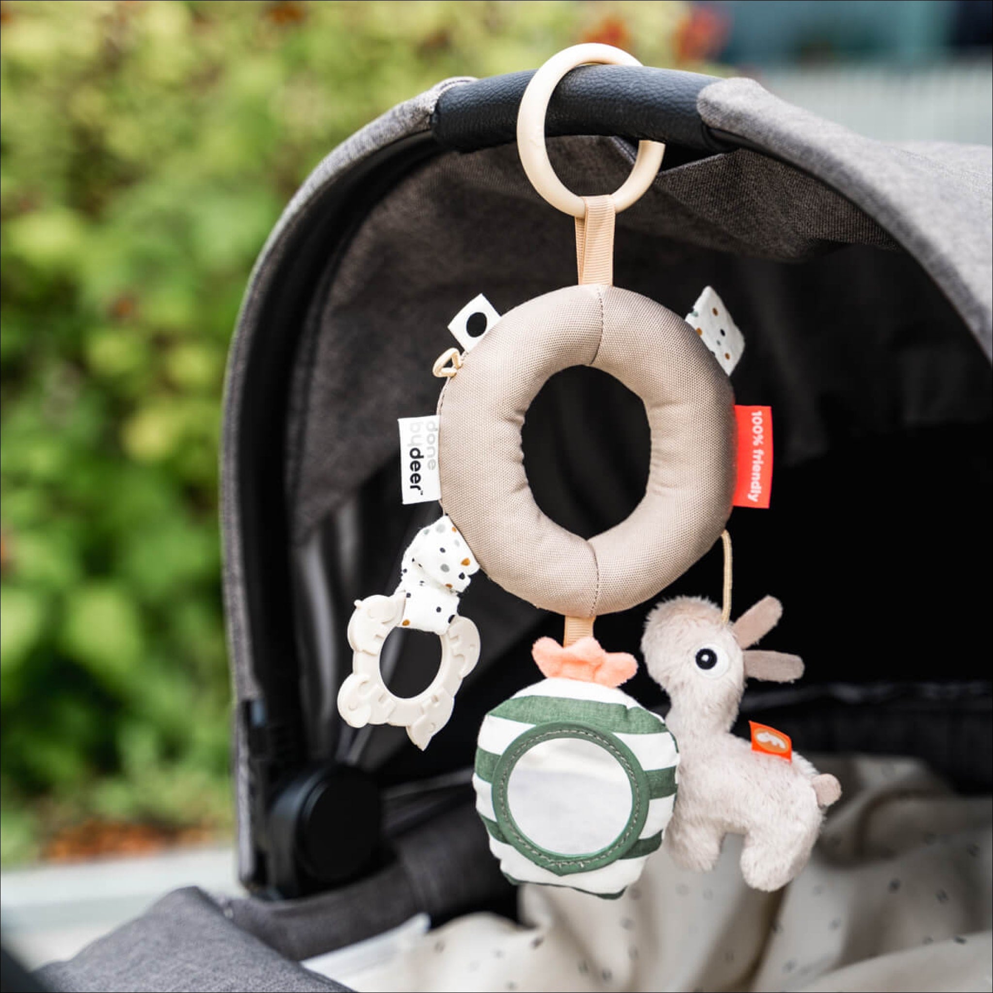 Done by Deer Lalee Sand Activity Ring - Soft Teething Toy for Babies, Safe & BPA-Free - Perfect for Soothing Sore Gums & Sensory Play