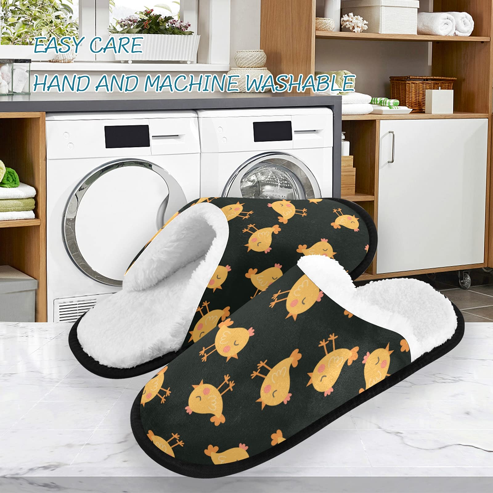 Visesunny Memory Foam Slippers for Women & Men - Winter Warm Cotton House Slippers, Cozy Indoor Outdoor Shoes with Non-Slip Sole - Perfect for Home, Bedroom, Lounge & Backyard Use