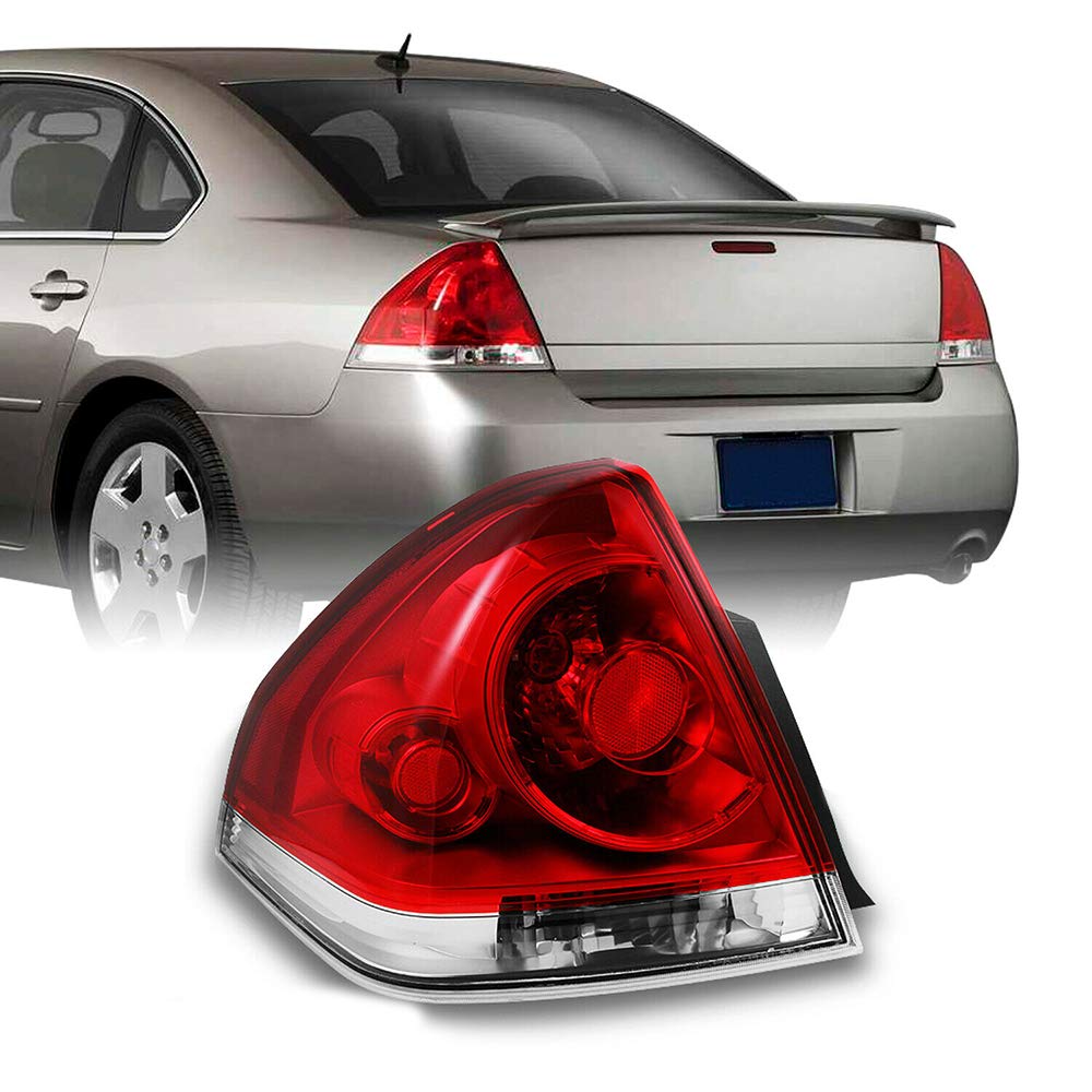 ZYGCZZP 06-13 Replacement Red Clear Driver Left Tail Lights - Compatible with Various Car Models, Durable & Weatherproof - Perfect for Night Driving, Safety Enhancement & Vehicle Customization