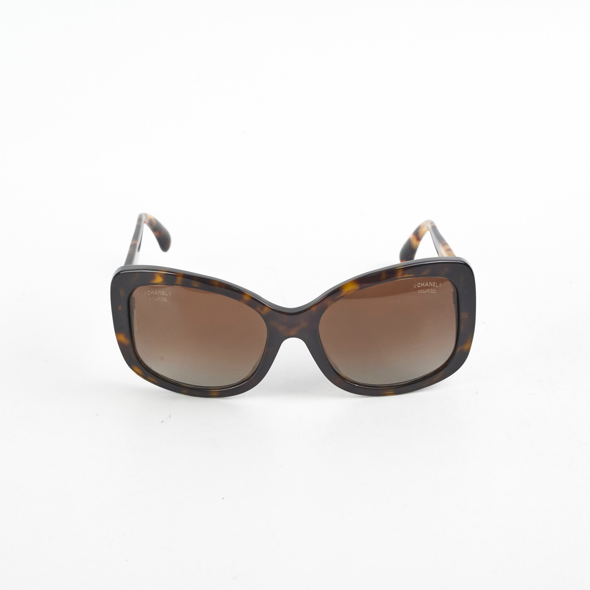 Chanel Tortoise Shell Squoval Sunglasses for Women - Classic Designer Shades for Fashion & Sun Protection - Perfect for Beach, Driving & Outdoor Activities