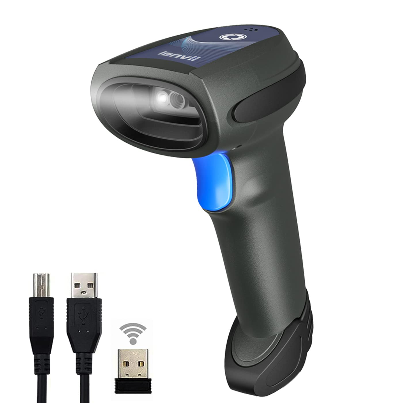 Wireless 2D Bluetooth Barcode Scanner - CW300 Handheld QR Code & 1D Barcode Reader for Retail Stores, Supermarkets & Warehouses | Ideal for Inventory Management, POS Systems & Mobile Scanning