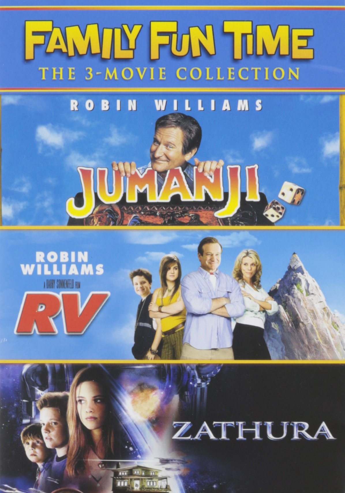 Jumanji (1995) & Zathura: A Space Adventure - Family Board Game Movies Double Feature DVD Set - Perfect for Movie Nights & Adventure-Themed Parties