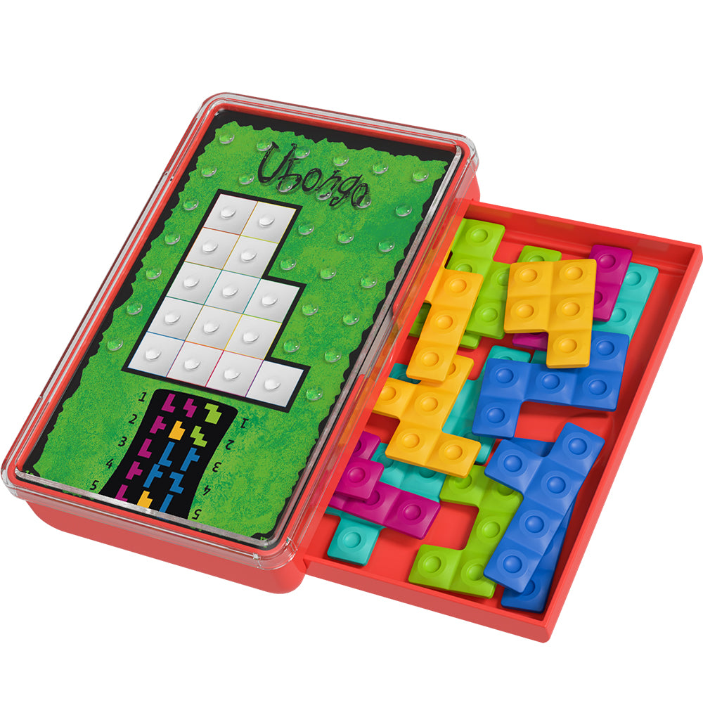 Ubongo: Fast-Paced Family Board Game for Kids & Adults - Perfect for Parties, Travel & Brain Training