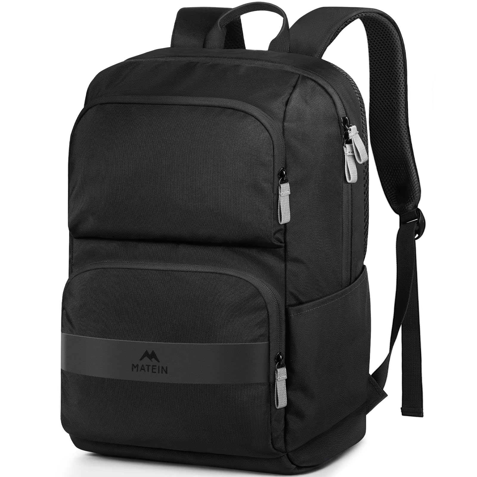 **Matein Lightweight Travel Laptop Backpack for Men & Women – 16 Inch Water-Resistant Slim College Backpack – Large Office Commuter Daypack for Work, School & Travel – Black**    *Perfect for business trips, daily commutes, and campus life – stylish and functional for professionals and students.*