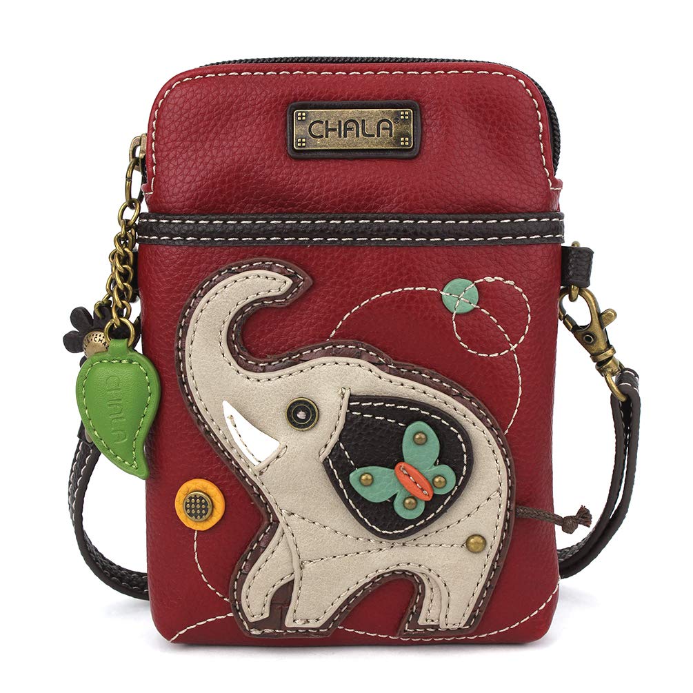 CHALA Women's Crossbody Phone Purse - PU Leather & Canvas Adjustable Strap Handbag for iPhone, Wallet & Essentials | Perfect for Travel, Shopping & Daily Use