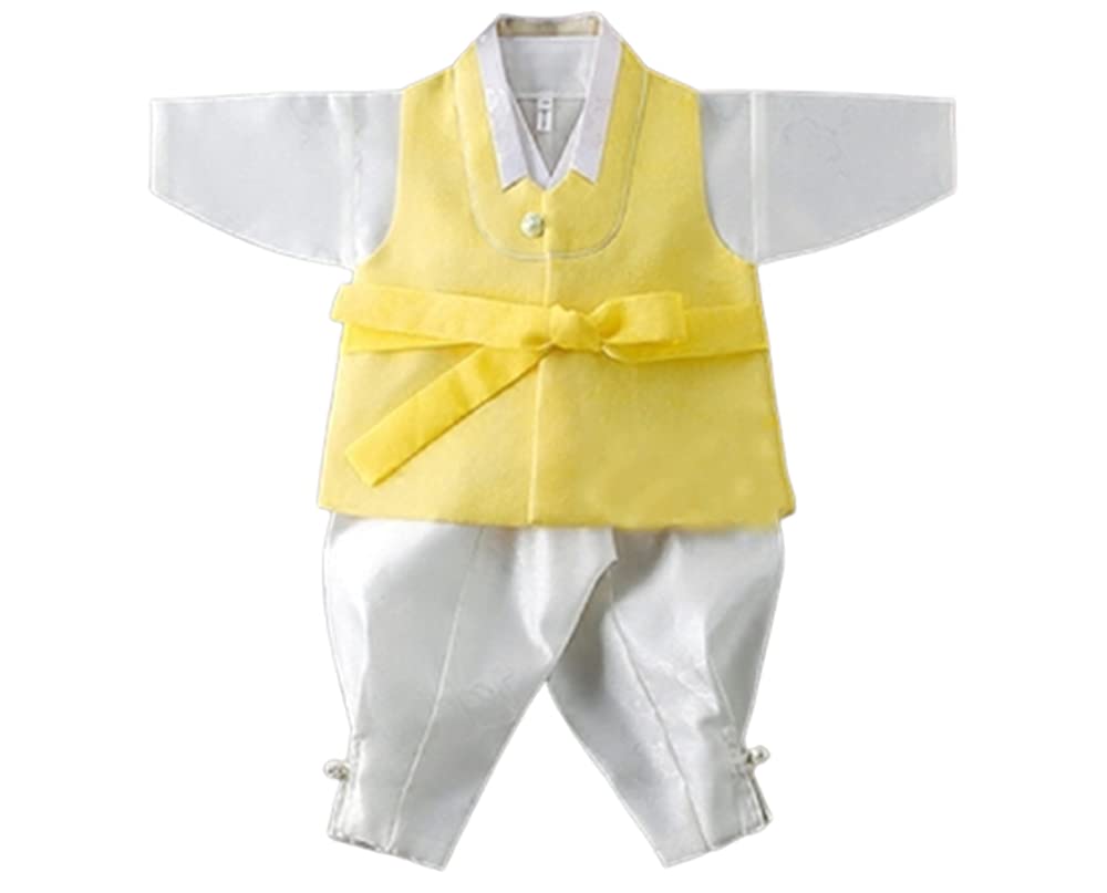 Korean Traditional Hanbok for Baby Boy - 100-Day Dol Celebration & Birthday Party Outfit - Authentic Korean National Costume for Infants & Toddlers - Perfect for Cultural Events, Photo Shoots & Special Occasions