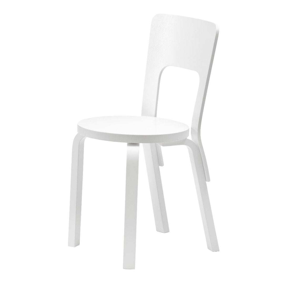 Artek Chair 66 - Modern Scandinavian Wooden Dining Chair - Mid-Century Design for Home, Office & Restaurant Decor
