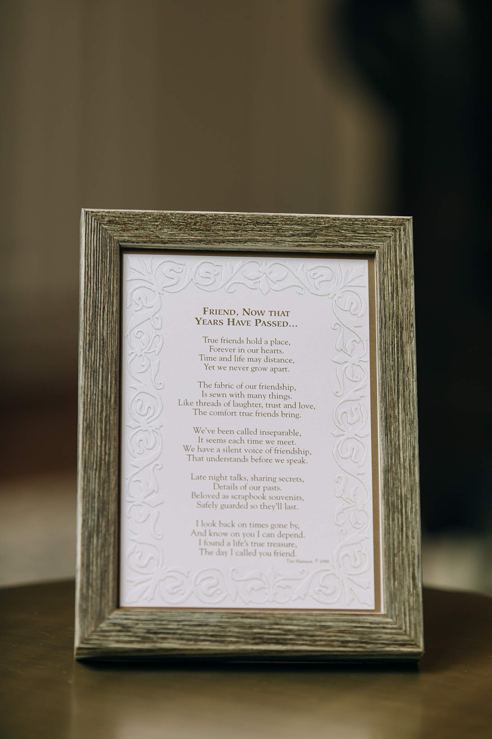 Friend Now That Years Have Passed - Sentimental Gift for Best Friend & Childhood Friend, Perfect for Friendiversary, Birthday, or Christmas - Celebrate Lifelong Bonds & Cherished Memories