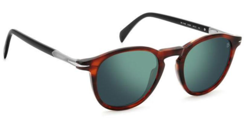 David Beckham DB1114/S Sunglasses - Polarized Aviator Style for Men - Perfect for Driving, Outdoor Sports & Fashion Accessories
