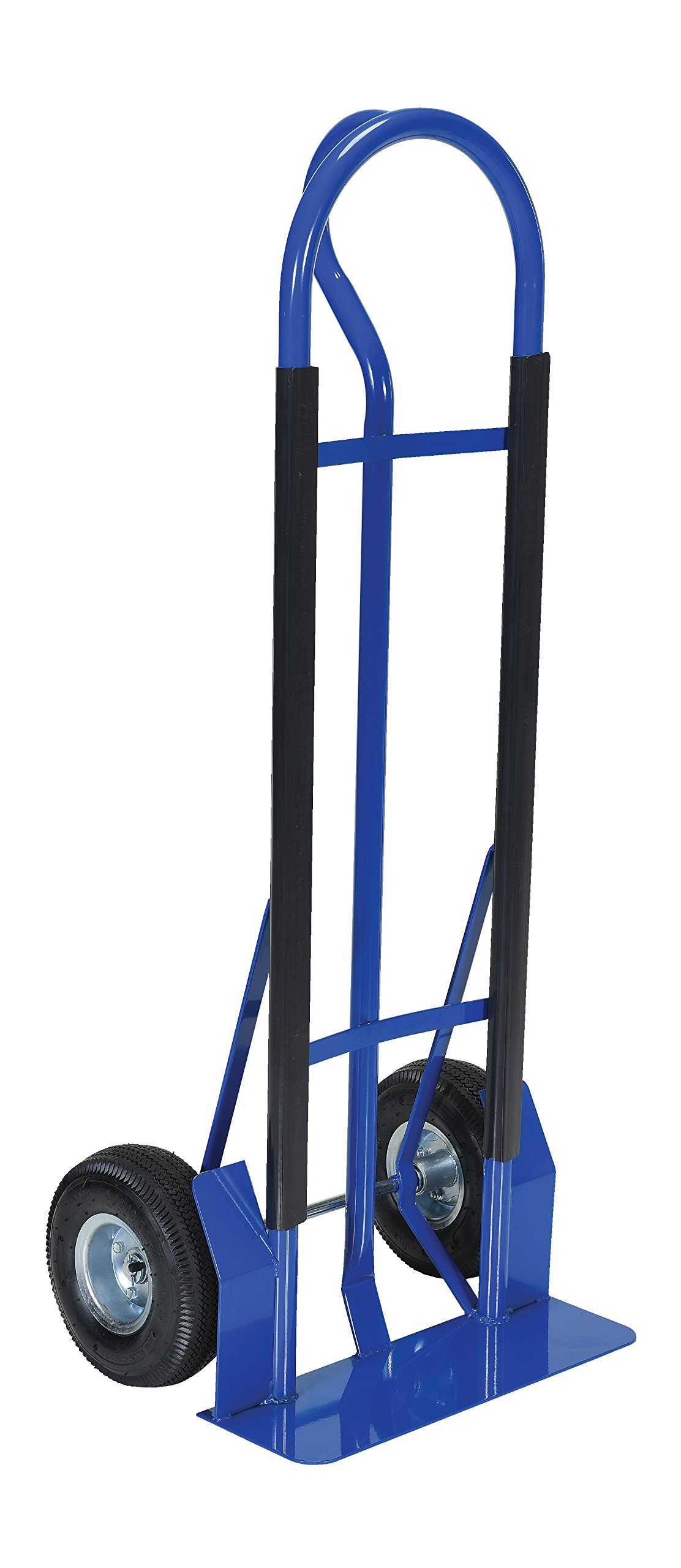Vestil Wire-D-SHD-PN 600 lb Capacity Steel Hand Truck with Pneumatic Wheels - Heavy Duty Utility Cart for Moving Boxes, Appliances, and Industrial Materials (Blue)