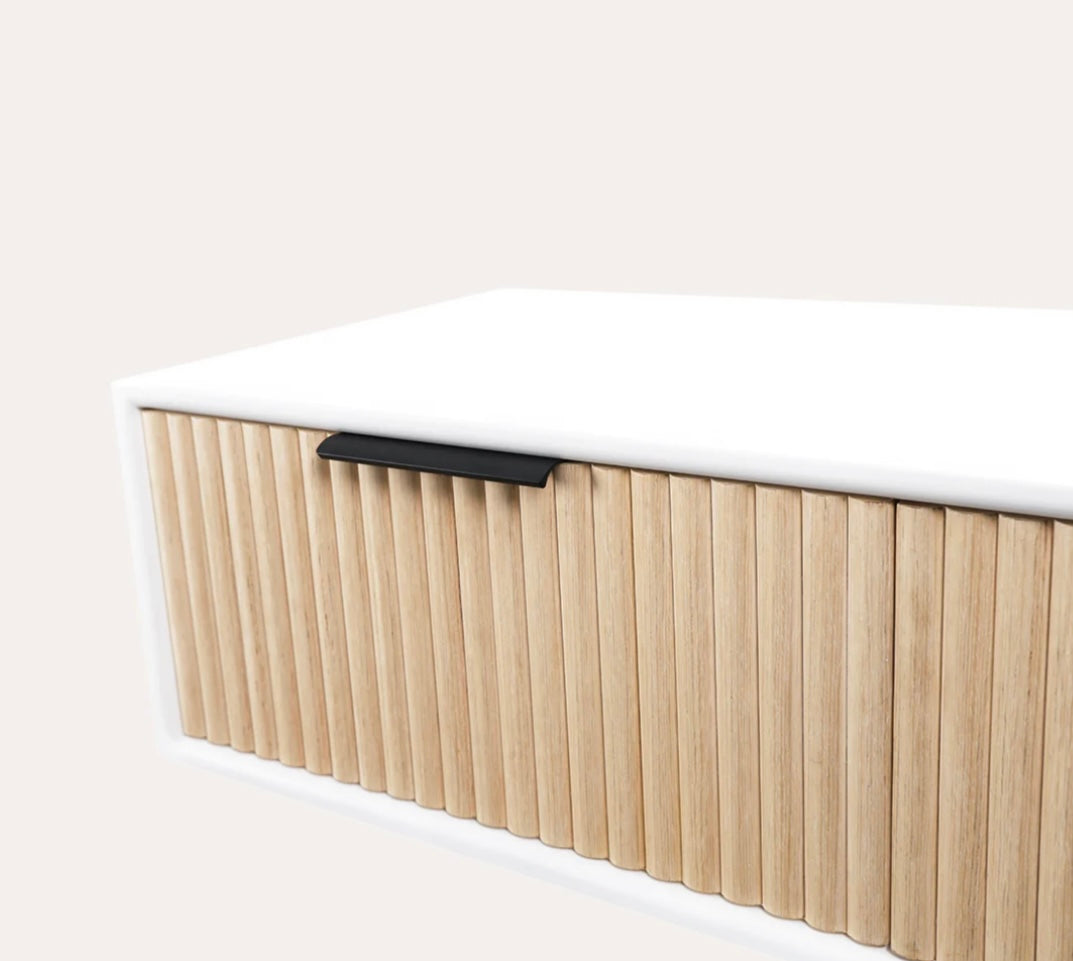 Modern Tambour Wall Mounted Station - Stylish and Functional Storage Solution for Home, Office, or Garage Organization