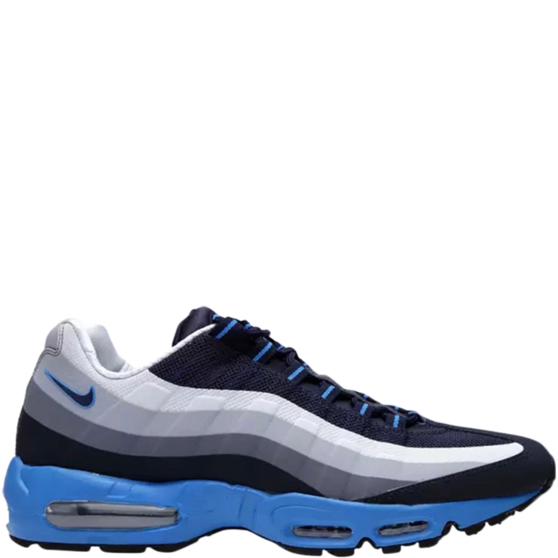 Nike Air Max 95 No Sew Sneakers - Dark Obsidian Colorway - Running Shoes for Men & Women - Perfect for Jogging, Gym Workouts and Streetwear Fashion