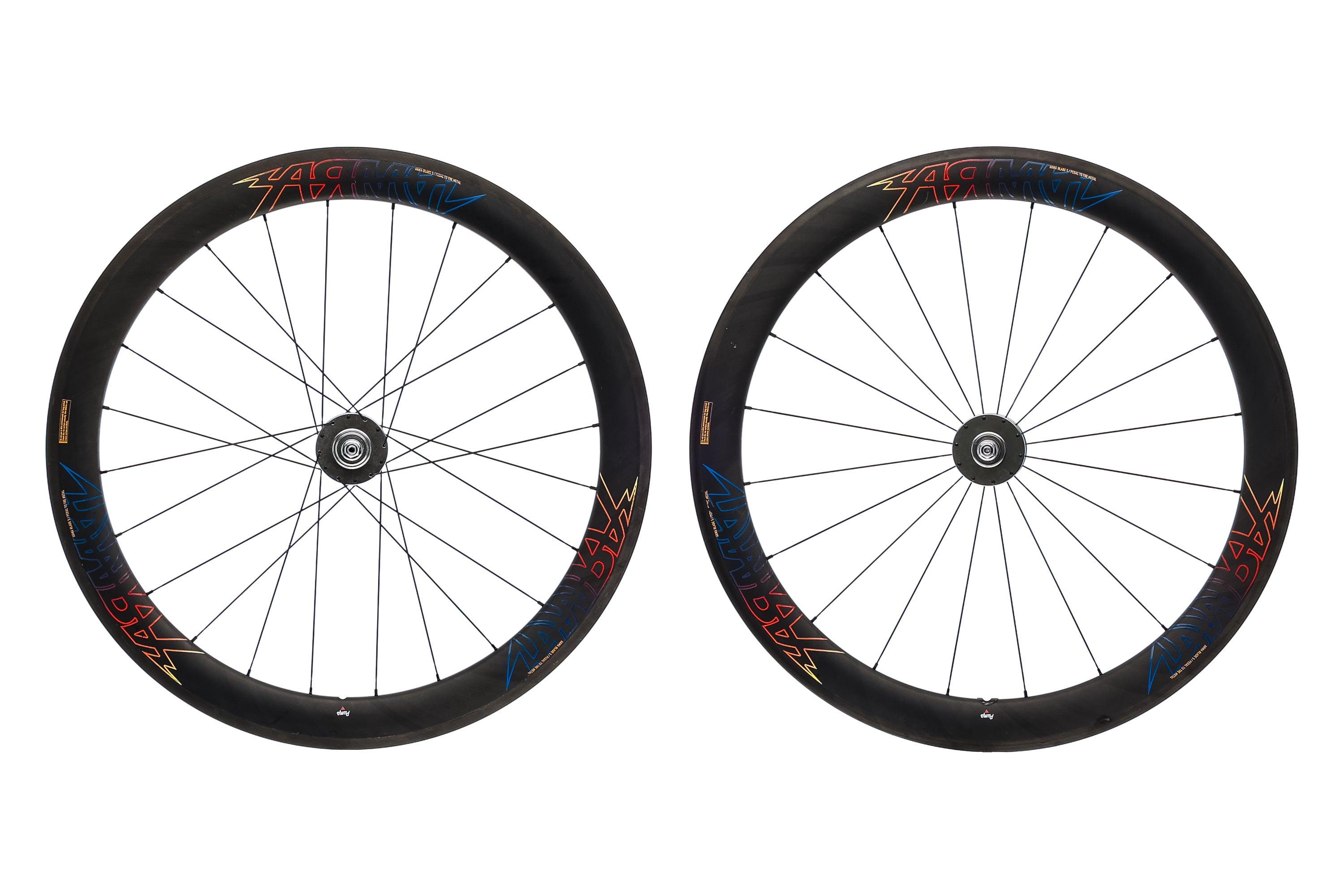 Arma Blade 5 Carbon Tubular 700c Track Wheelset - Lightweight Racing Bike Wheels for Professional Cyclists | Perfect for Velodrome & Road Racing