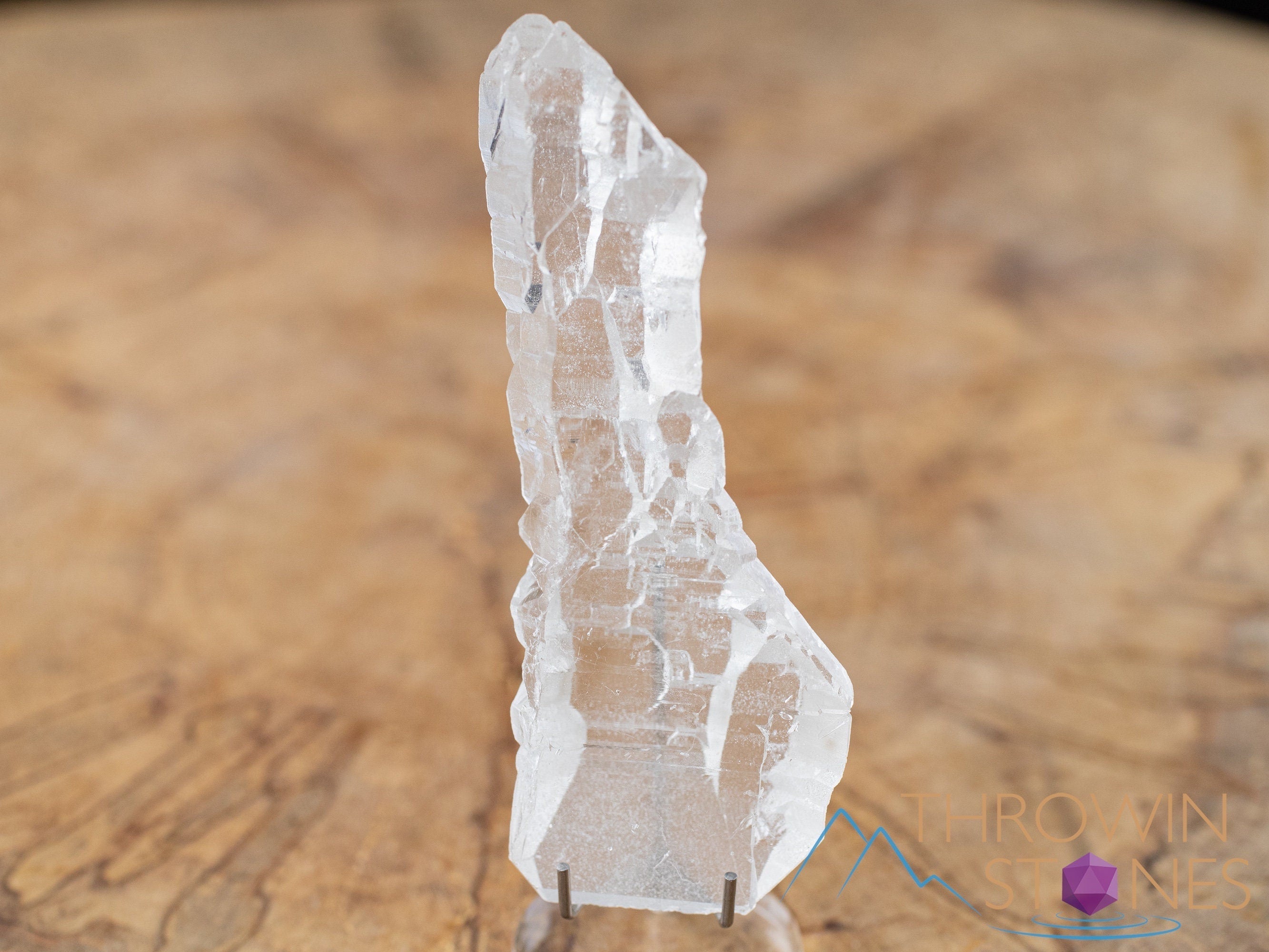Natural Raw Quartz Crystal Point - Healing Stone for Home Decor, Housewarming Gift, Feng Shui & Meditation (41209) | Perfect for Spiritual Healing, Office Desk & Living Room Display