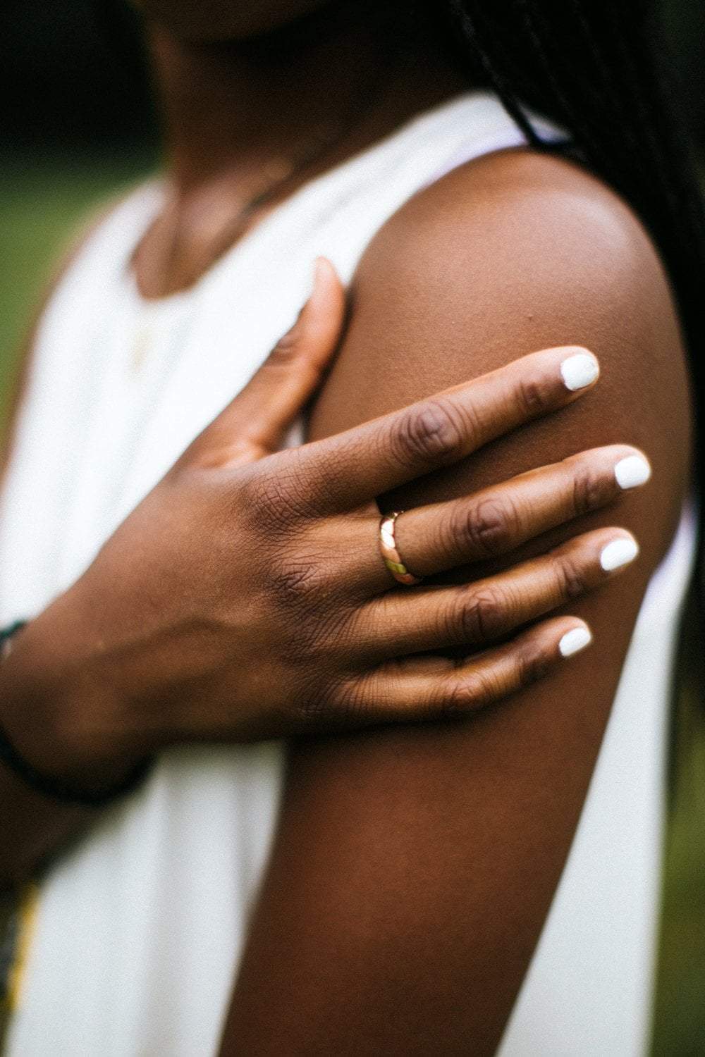 Adjustable Mixed Metal Stackable Ring for Women - Dainty Minimalist Jewelry for Everyday Wear, Gift Giving & Layering