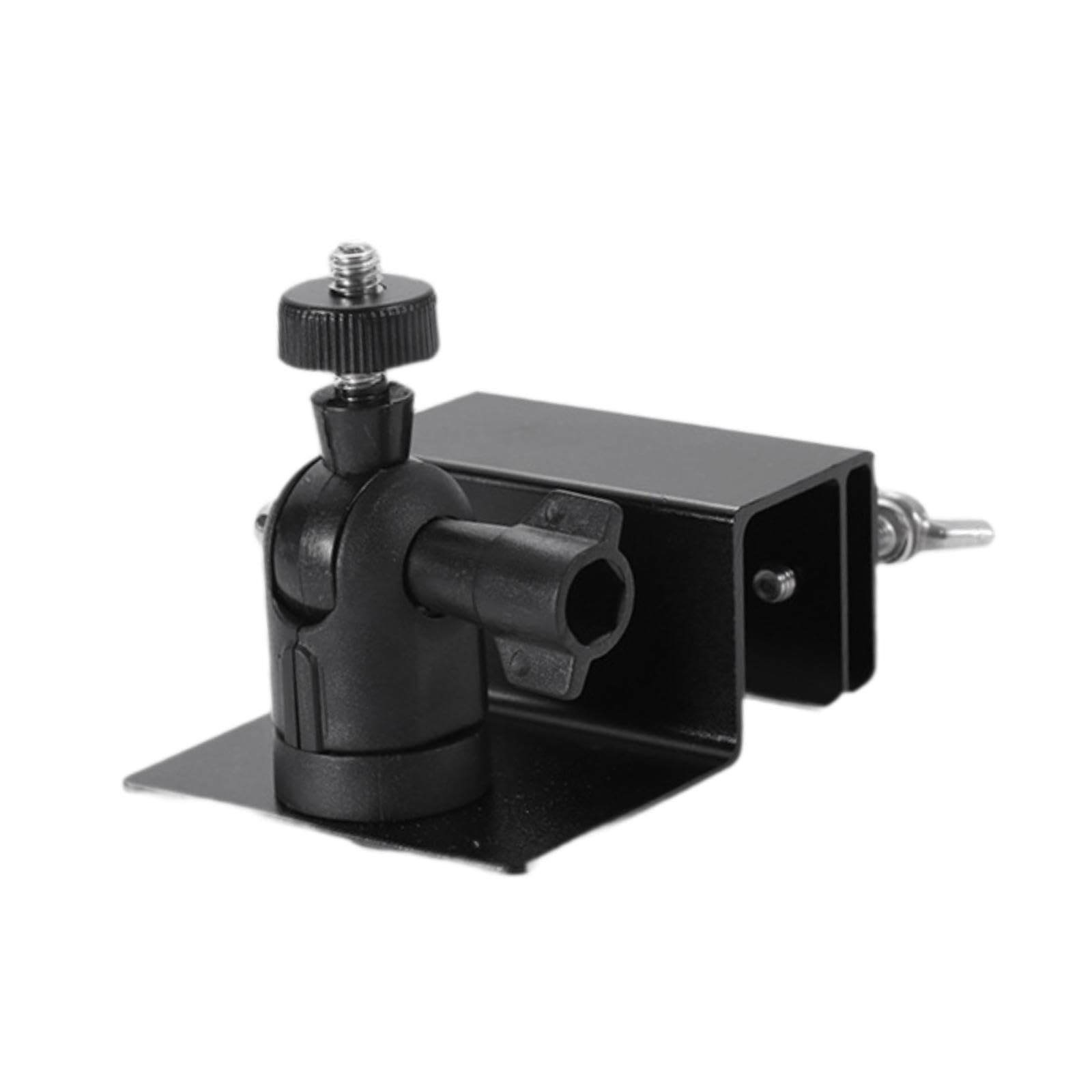 Weatherproof Aluminum Alloy Gutter Mount Bracket for Solar Panels - Heavy Duty Flexible Outdoor Stand (Black) | Perfect for RV, Boat, and Off-Grid Solar System Installations