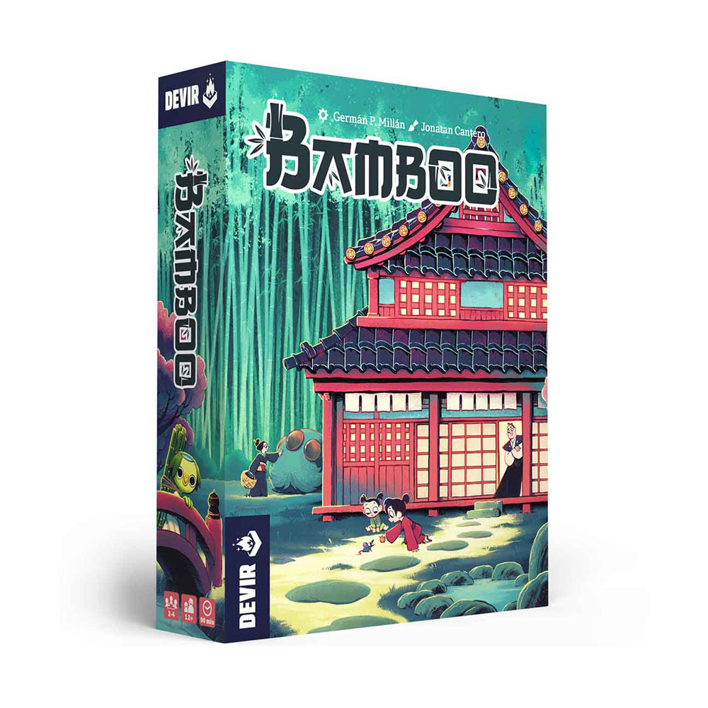 Premium Bamboo Strategy Board Game by Devir - Fun Family Game Night & Competitive Play for Adults & Kids