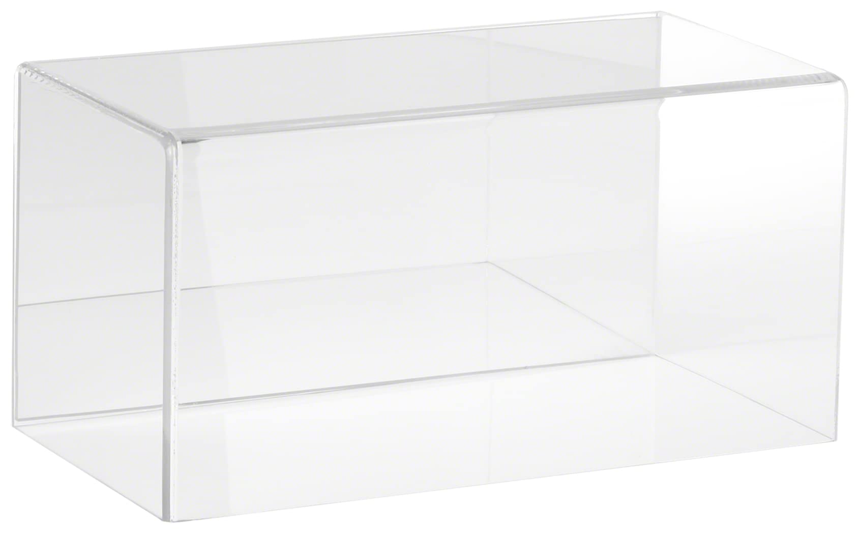 Clear Acrylic Display Case with Mirror Back - 10