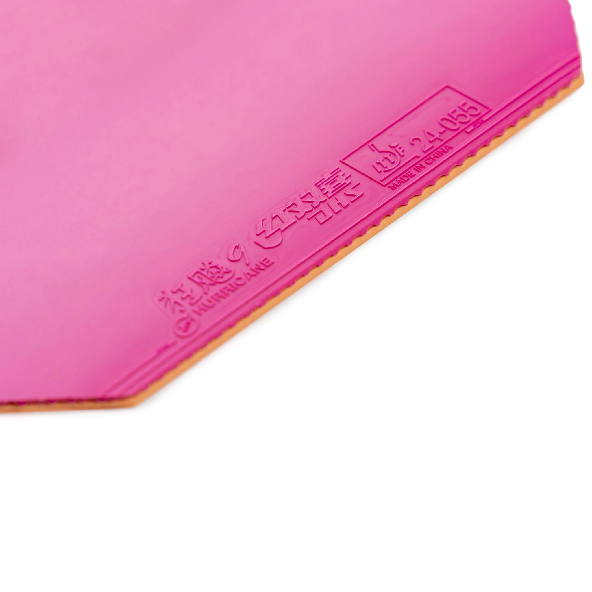 DHS Hurricane 9 PINK Table Tennis Rubber - Professional Spin & Speed Ping Pong Paddle Cover - Perfect for Tournament Play & Training Sessions